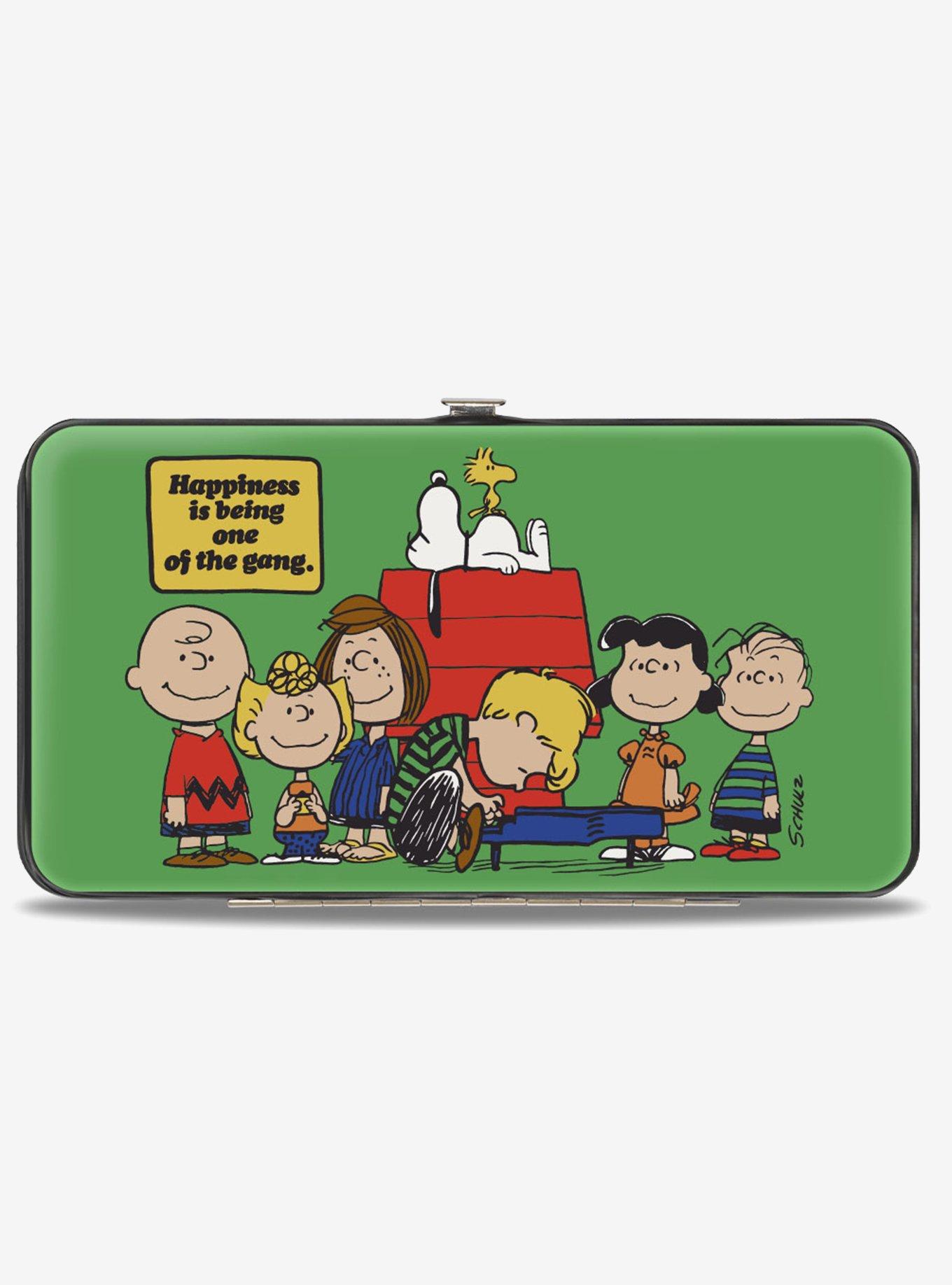 Peanuts Gang 75th Happiness Is Being One of The Gang Hinged Wallet, , hi-res
