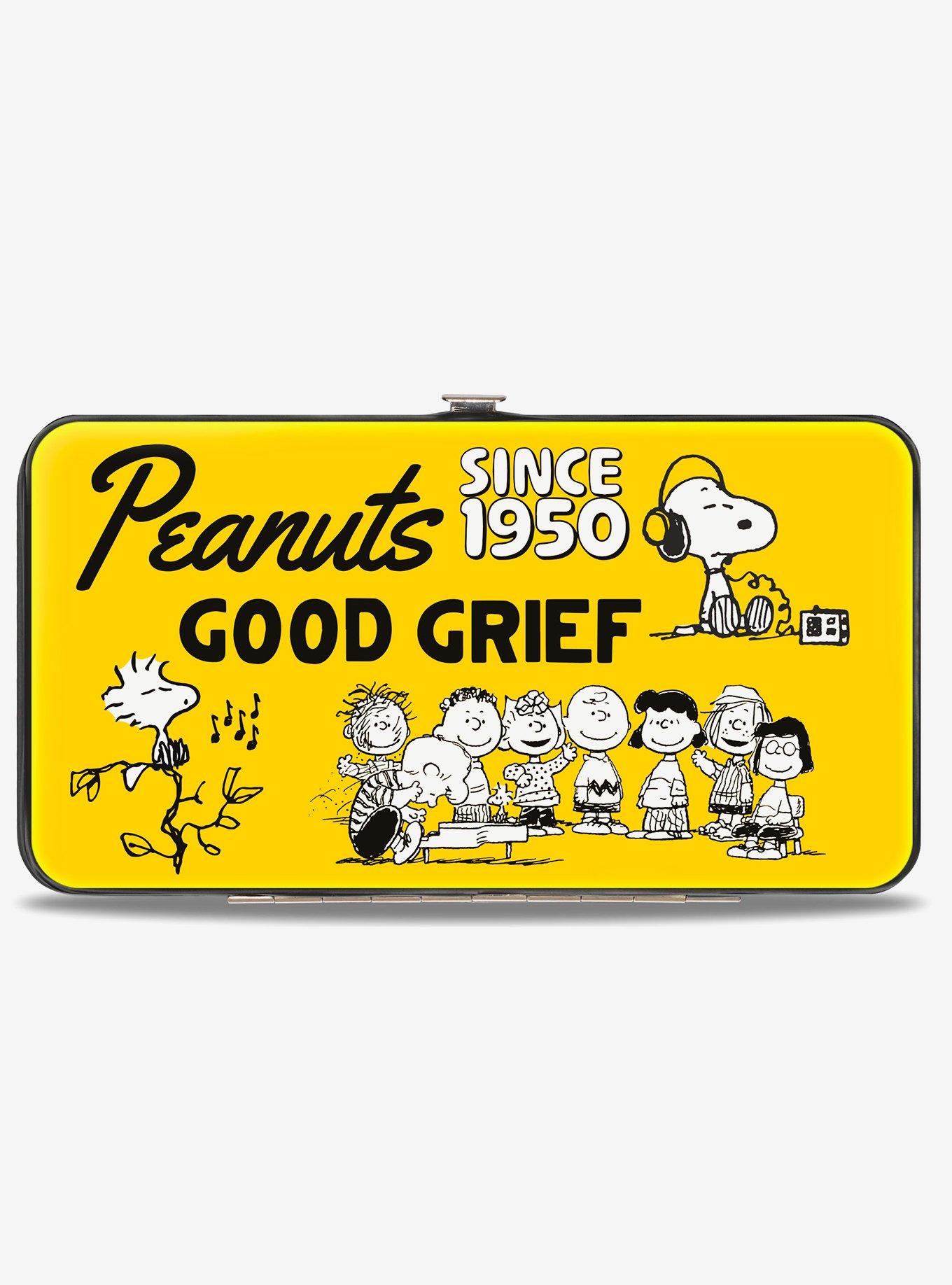 Peanuts Gang Since 1950 Good Grief Group Hinged Wallet, , hi-res