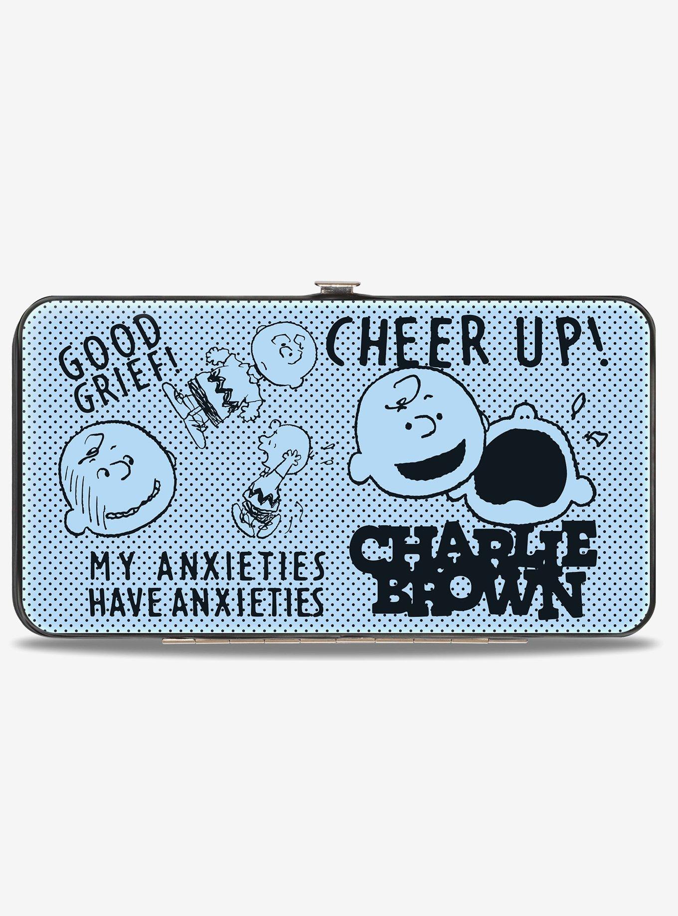 Peanuts Charlie Brown Poses and Quotes Hinged Wallet, , hi-res