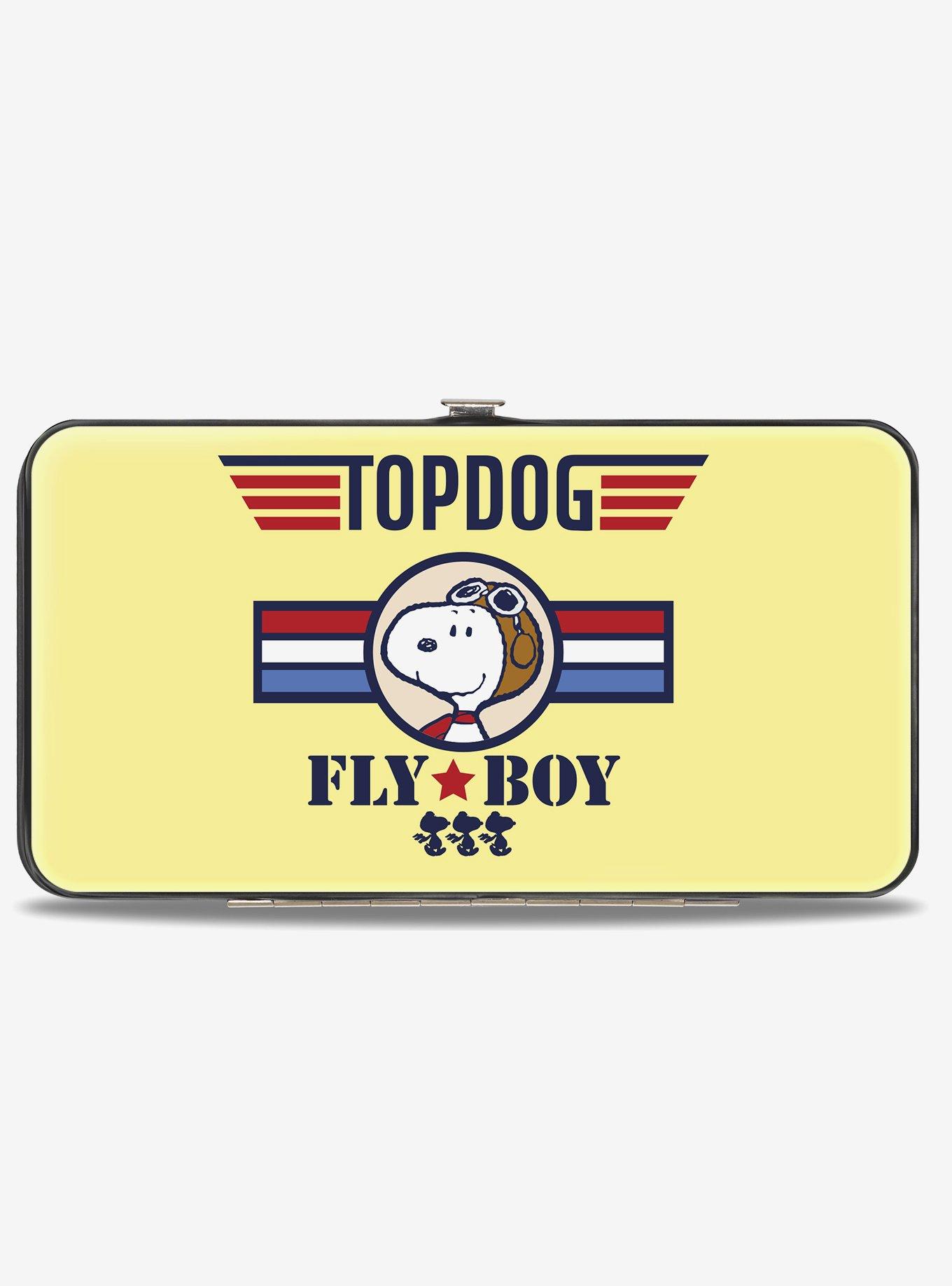 Peanuts Snoopy Fly Boy Top Dog Flying Ace Hinged Wallet, , hi-res