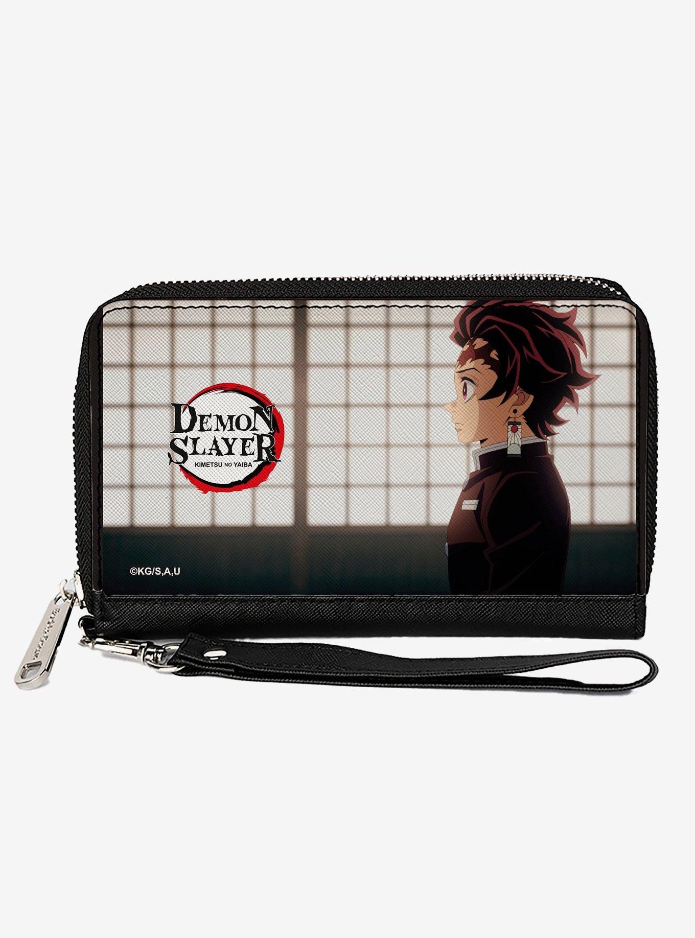 Demon Slayer: Kimetsu No Yaiba Tanjiro Kamado Profile & Title Zip Around Wallet, , hi-res