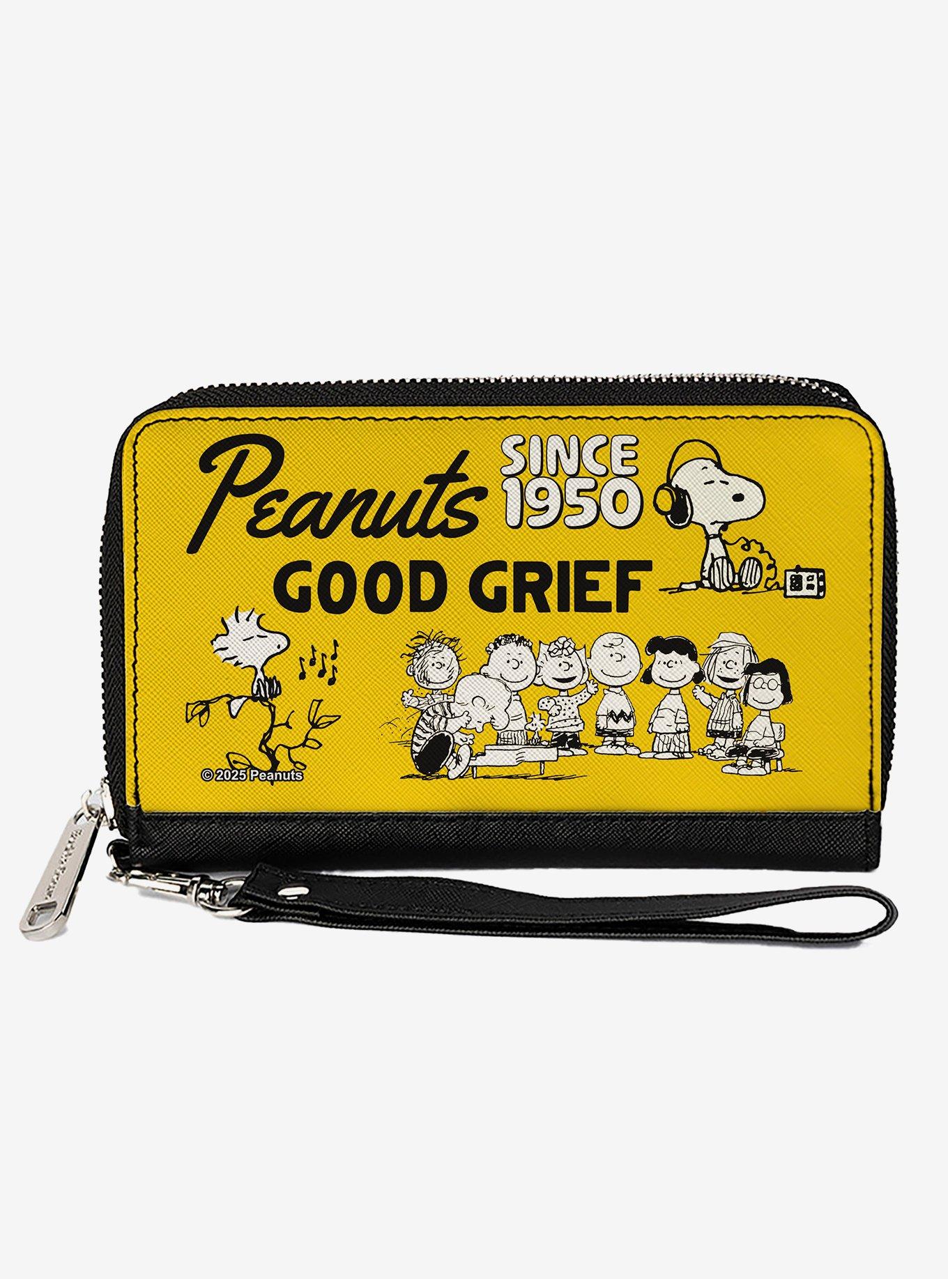 Peanuts Gang Since 1950 Good Grief Group Zip Around Wallet, , hi-res