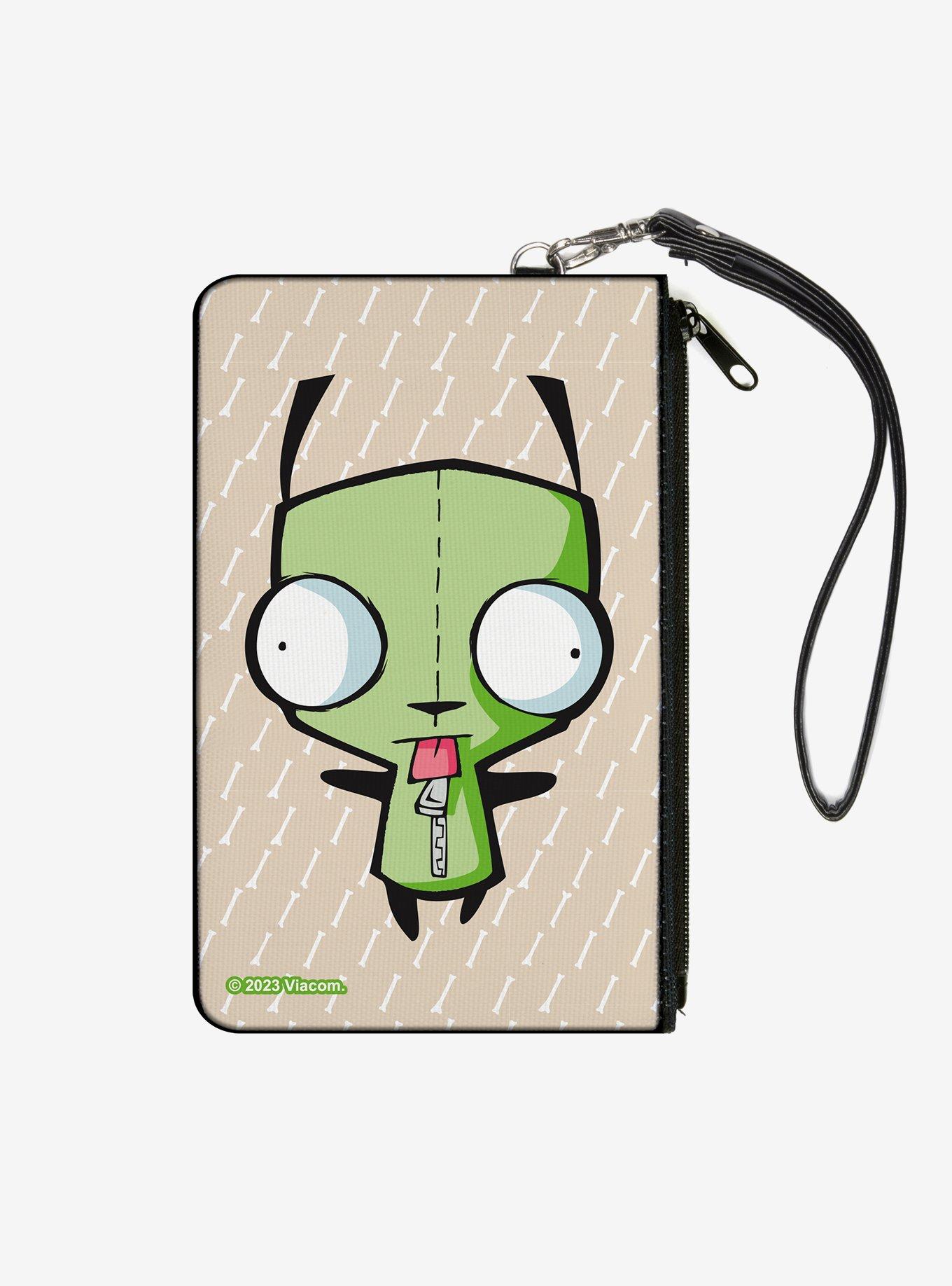 Invader Zim GIR and Bone Zip Clutch Wallet, , hi-res