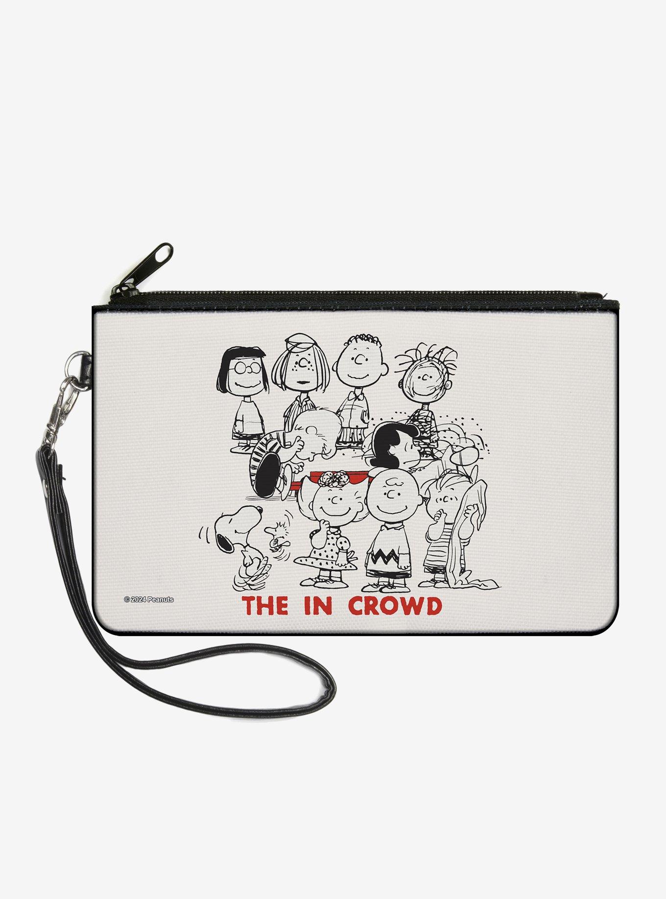 Peanuts Gang 75th The In Crowd Group Zip Clutch Wallet, , hi-res