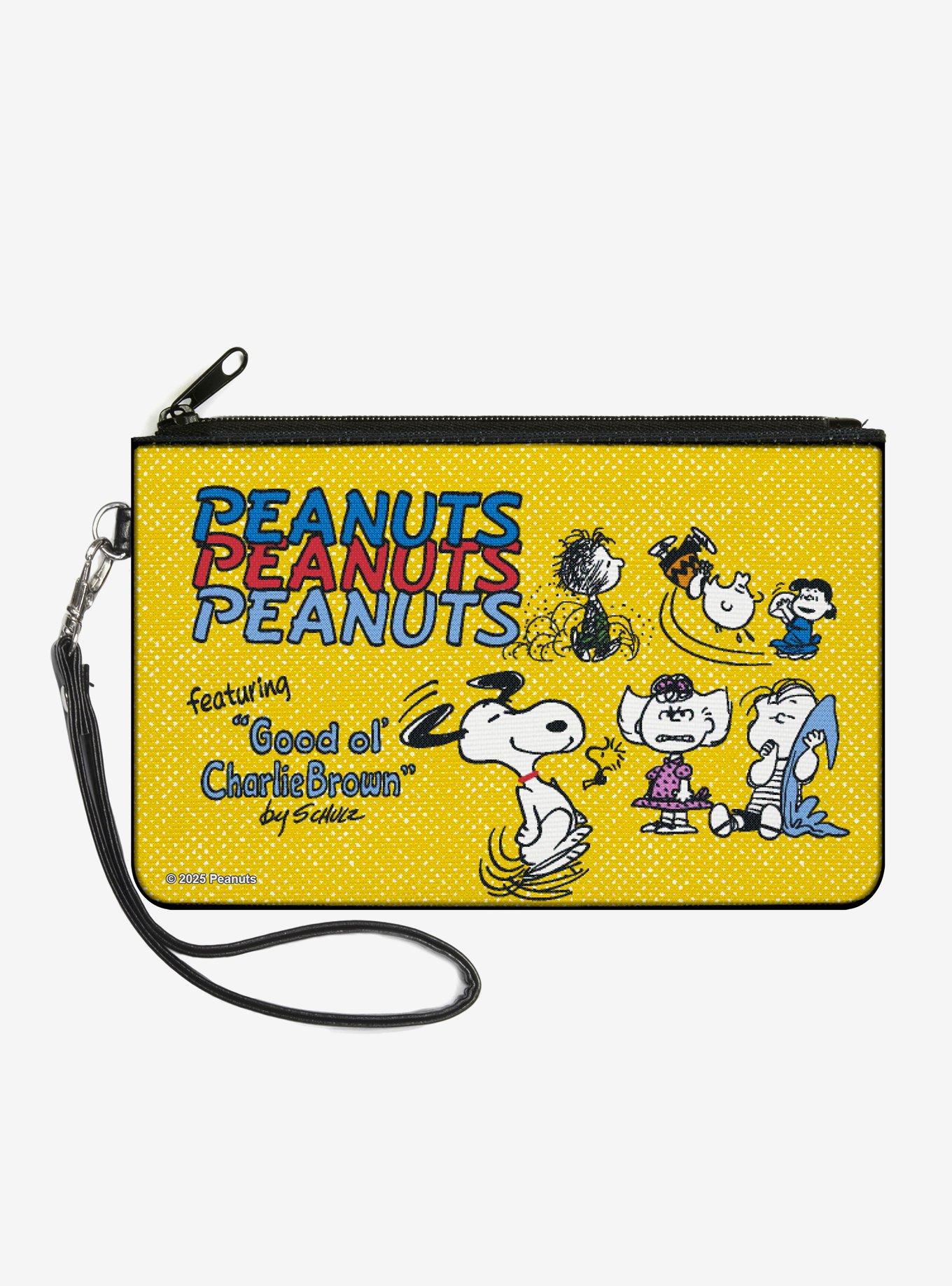 Peanuts Gang Featuring Good Ol' Charlie Brown Poses Zip Clutch Wallet, , hi-res