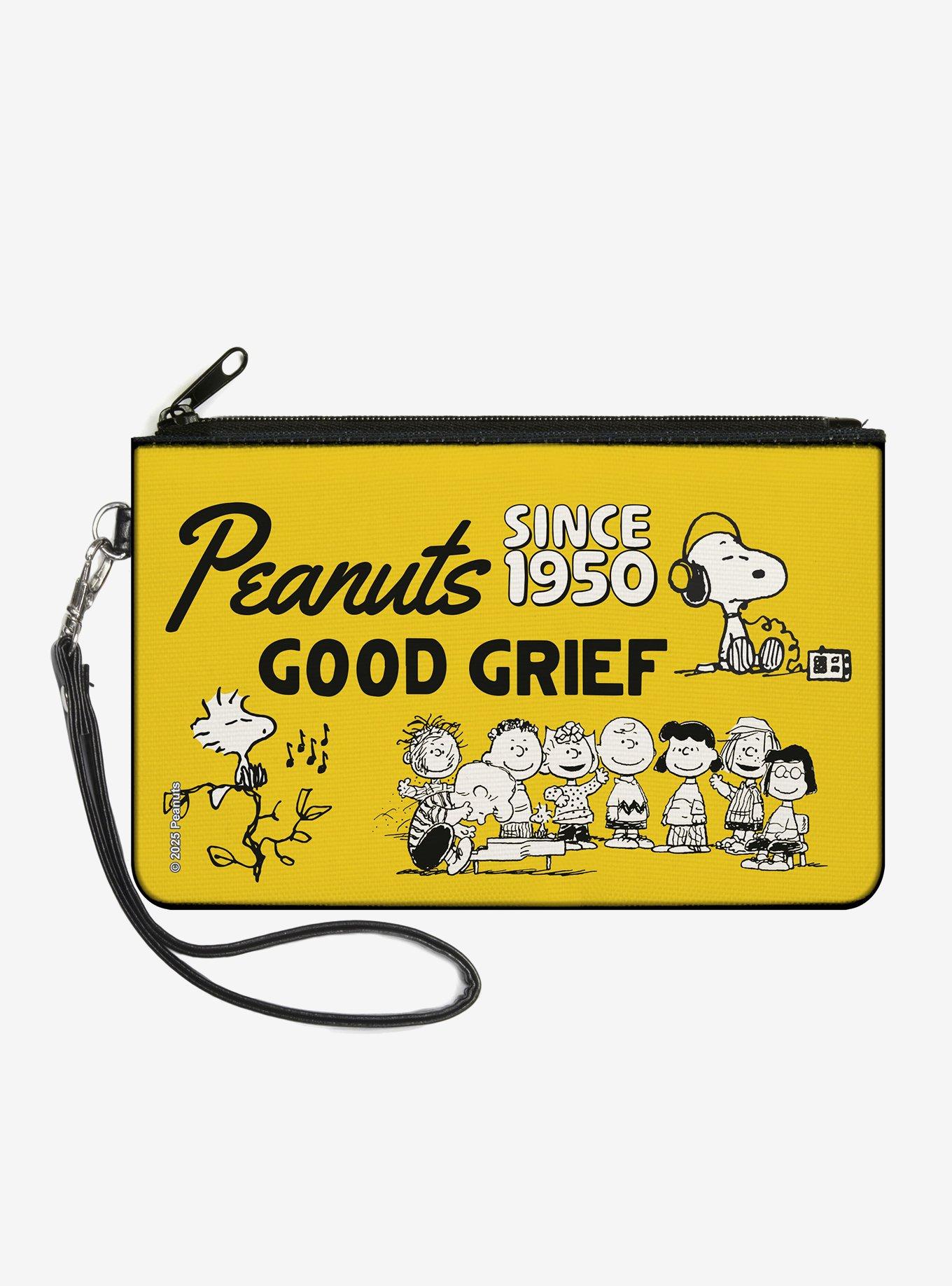 Peanuts Gang Since 1950 Good Grief Group Zip Clutch Wallet, , hi-res