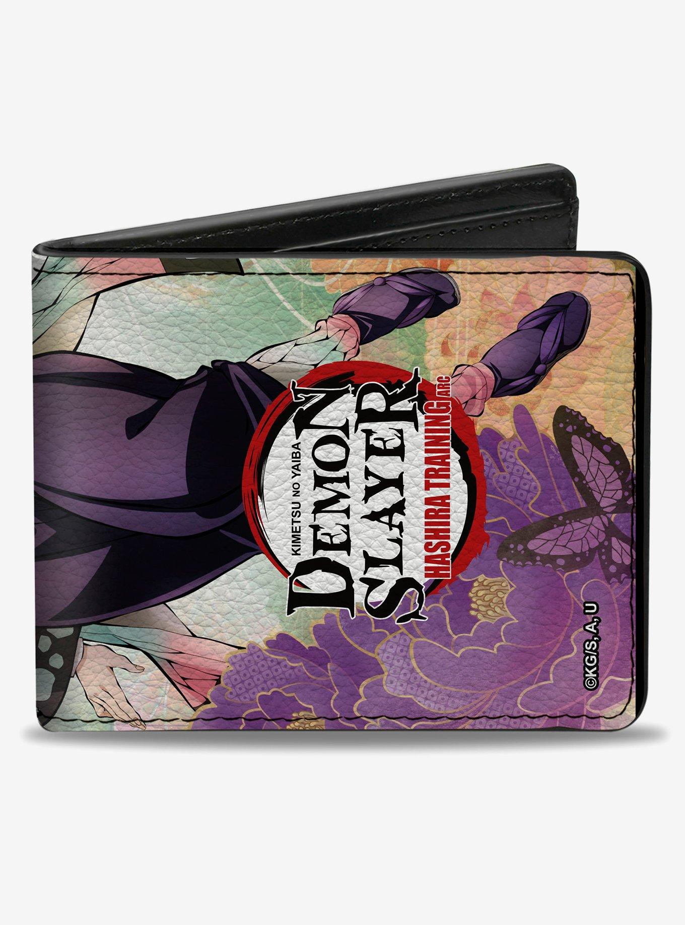 Demon Slayer: Kimetsu No Yaiba Shinobu Kocho Butterfly & Title Bifold Wallet, , hi-res