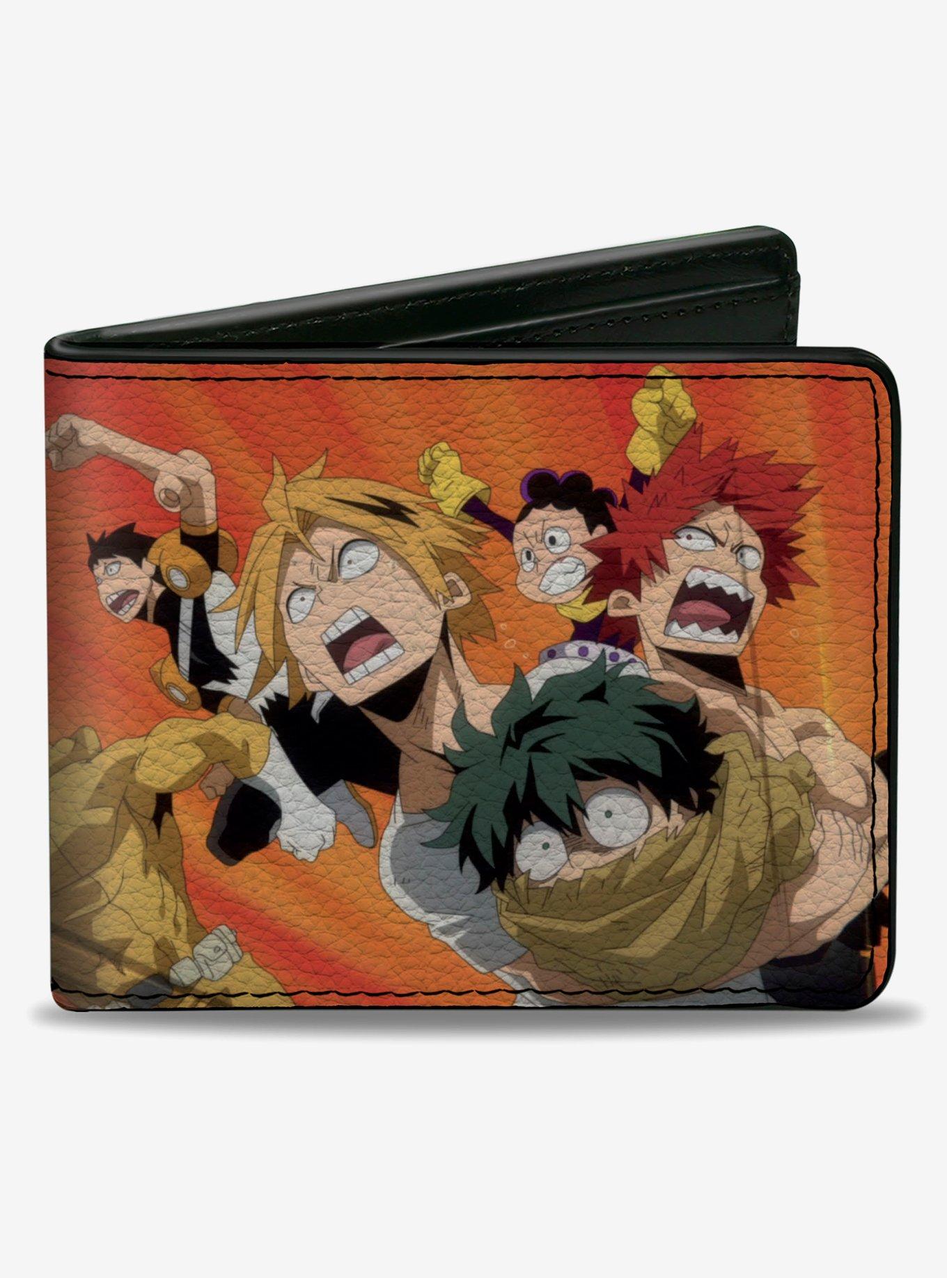My Hero Academia Six Heroes Attack Bifold Wallet, , hi-res
