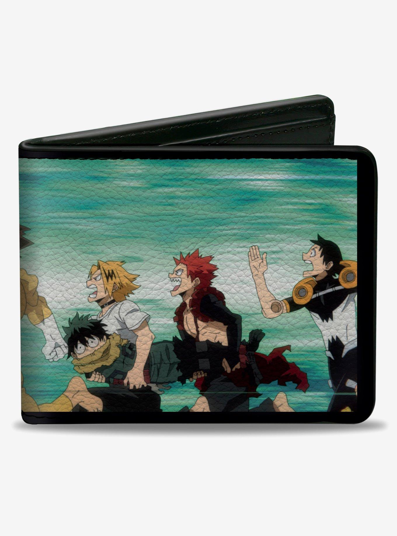 My Hero Academia Five Heroes Running Bifold Wallet, , hi-res