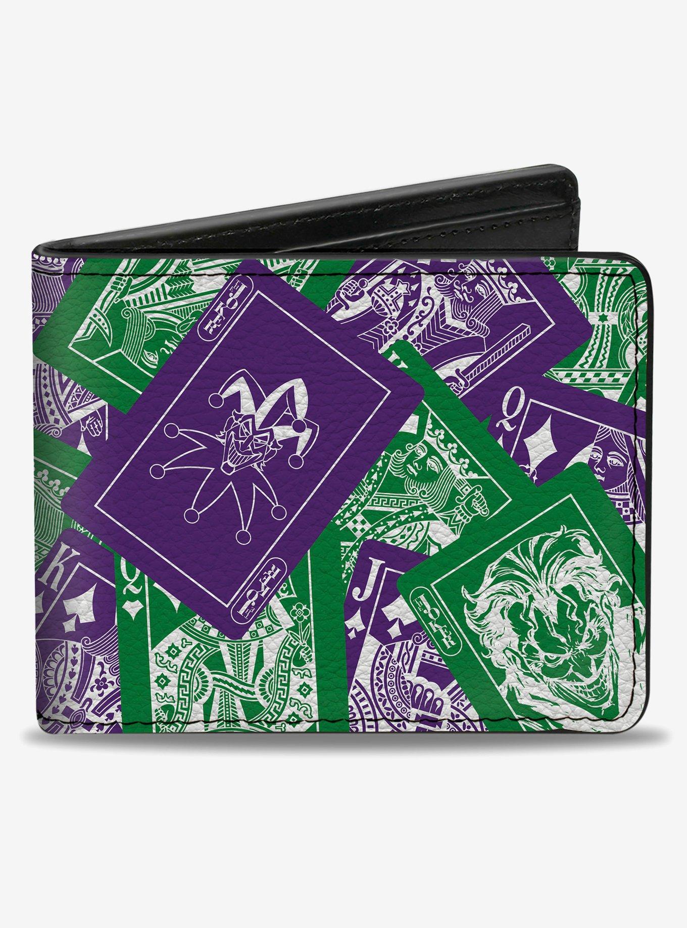 DC Comics The Joker Deck of Cards Stacked Bifold Wallet, , hi-res