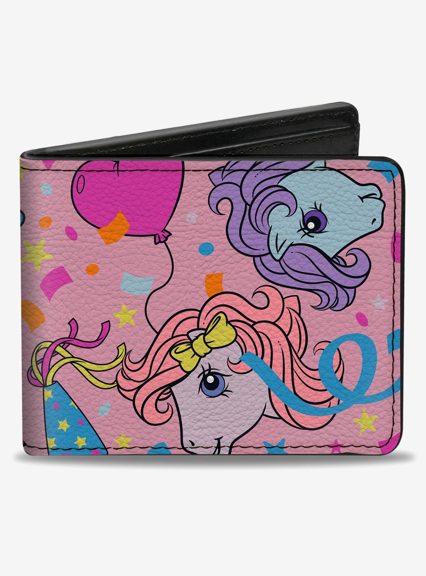 My Little Pony Three Pony Confetti Party Multi Bifold Wallet, , hi-res