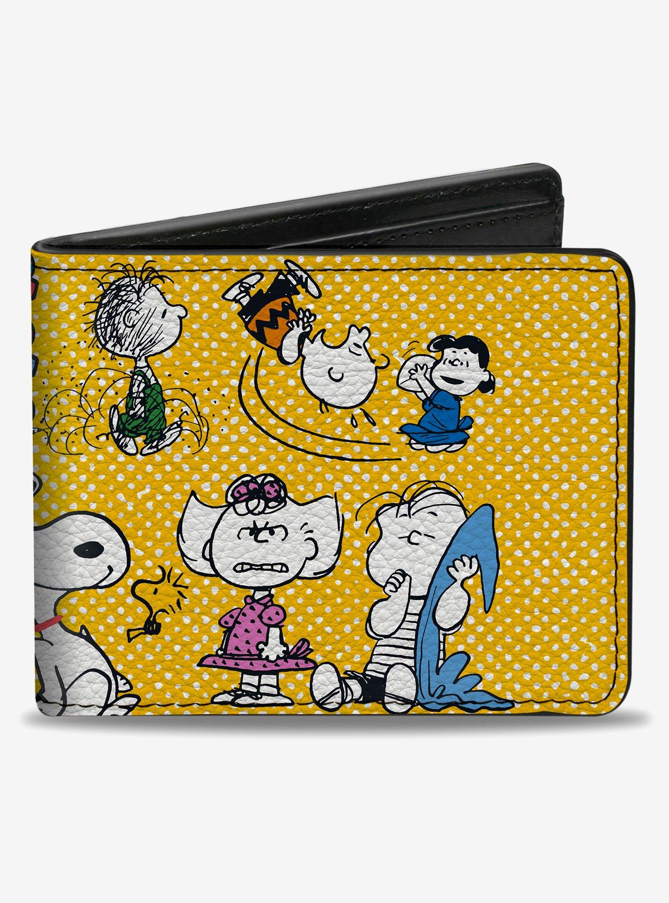 Peanuts Gang Featuring Good Ol' Charlie Brown Poses Bifold Wallet, , hi-res