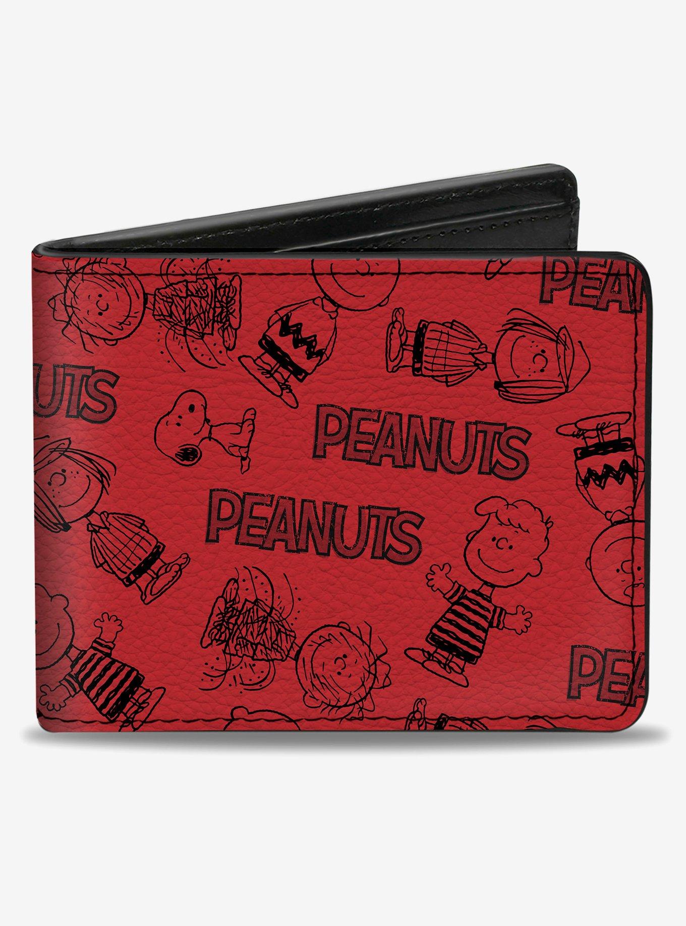 Peanuts Gang Six Character and Title Bifold Wallet, , hi-res