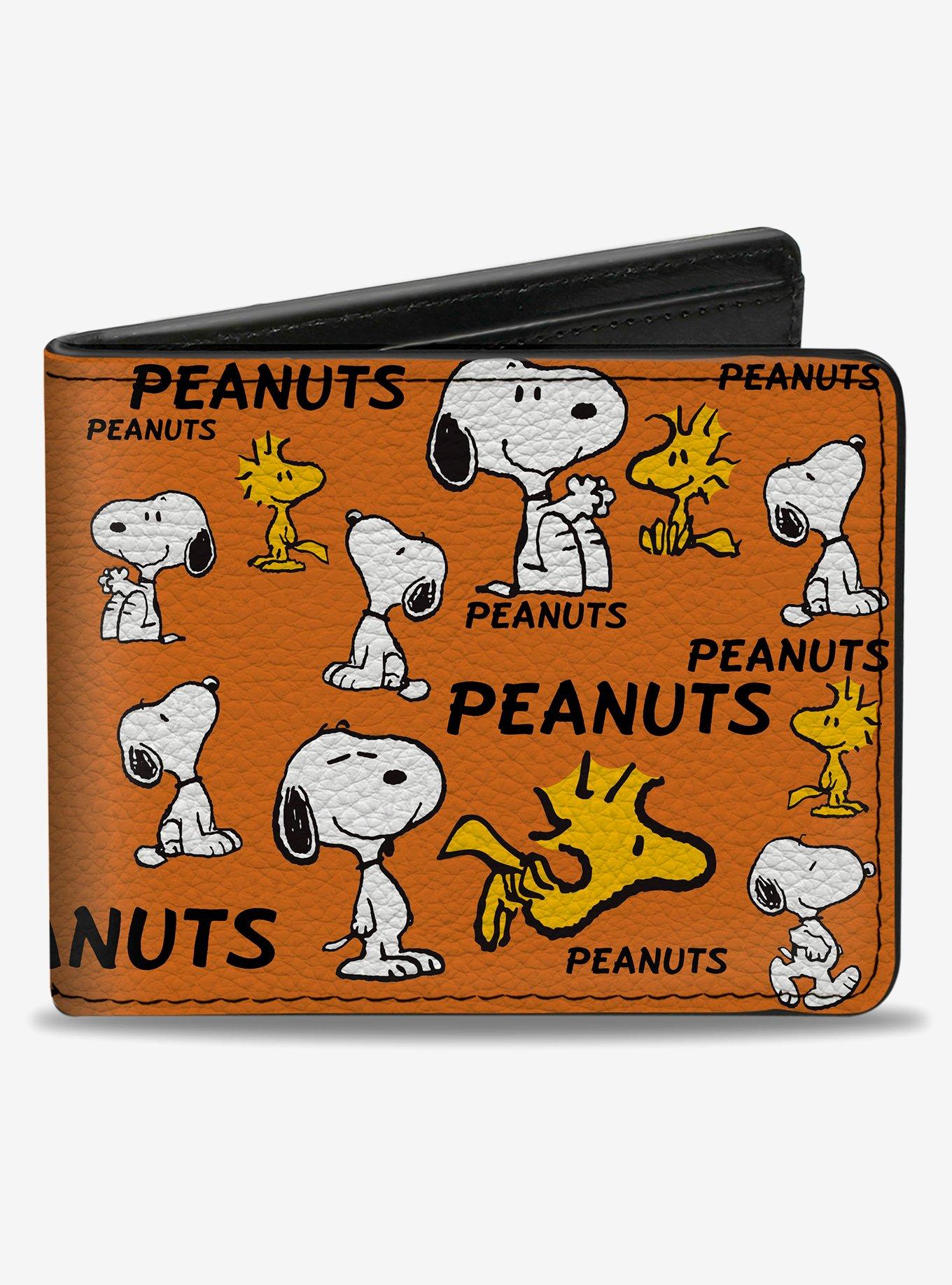 Peanuts Snoopy and Woodstock Poses Bifold Wallet, , hi-res