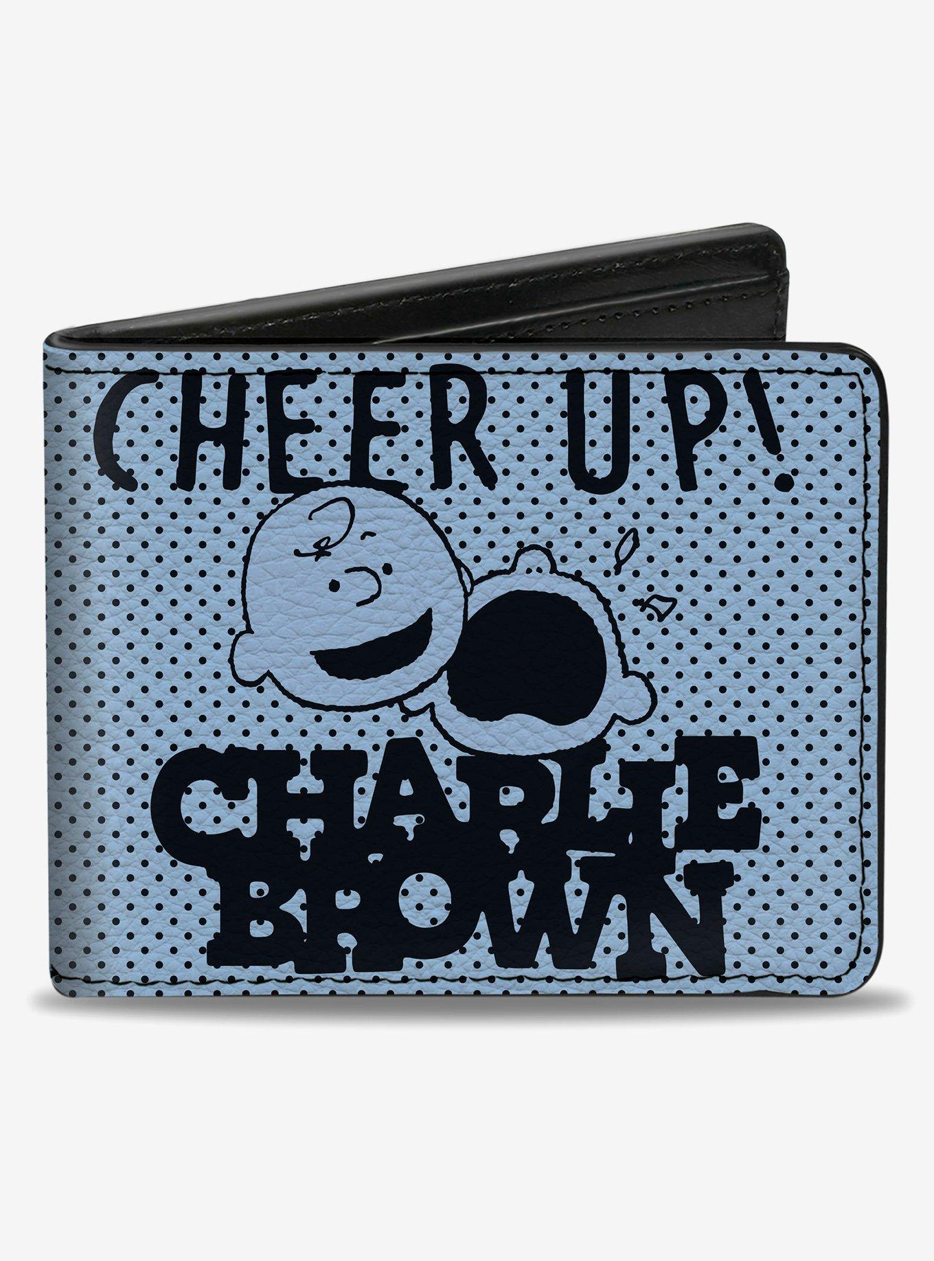 Peanuts Charlie Brown Poses and Quotes Bifold Wallet, , hi-res
