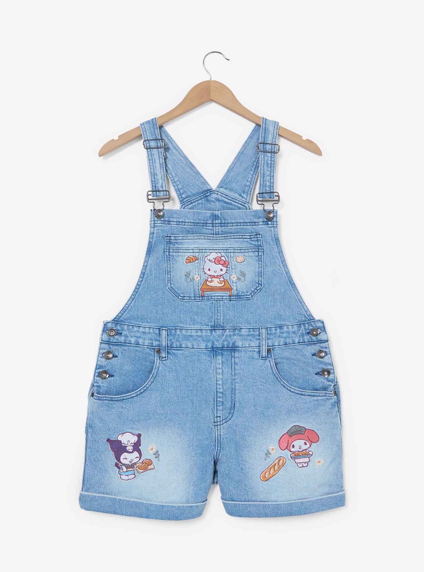 Sanrio Hello Kitty & Friends Bakery Women's Short Overalls - BoxLunch Exclusive