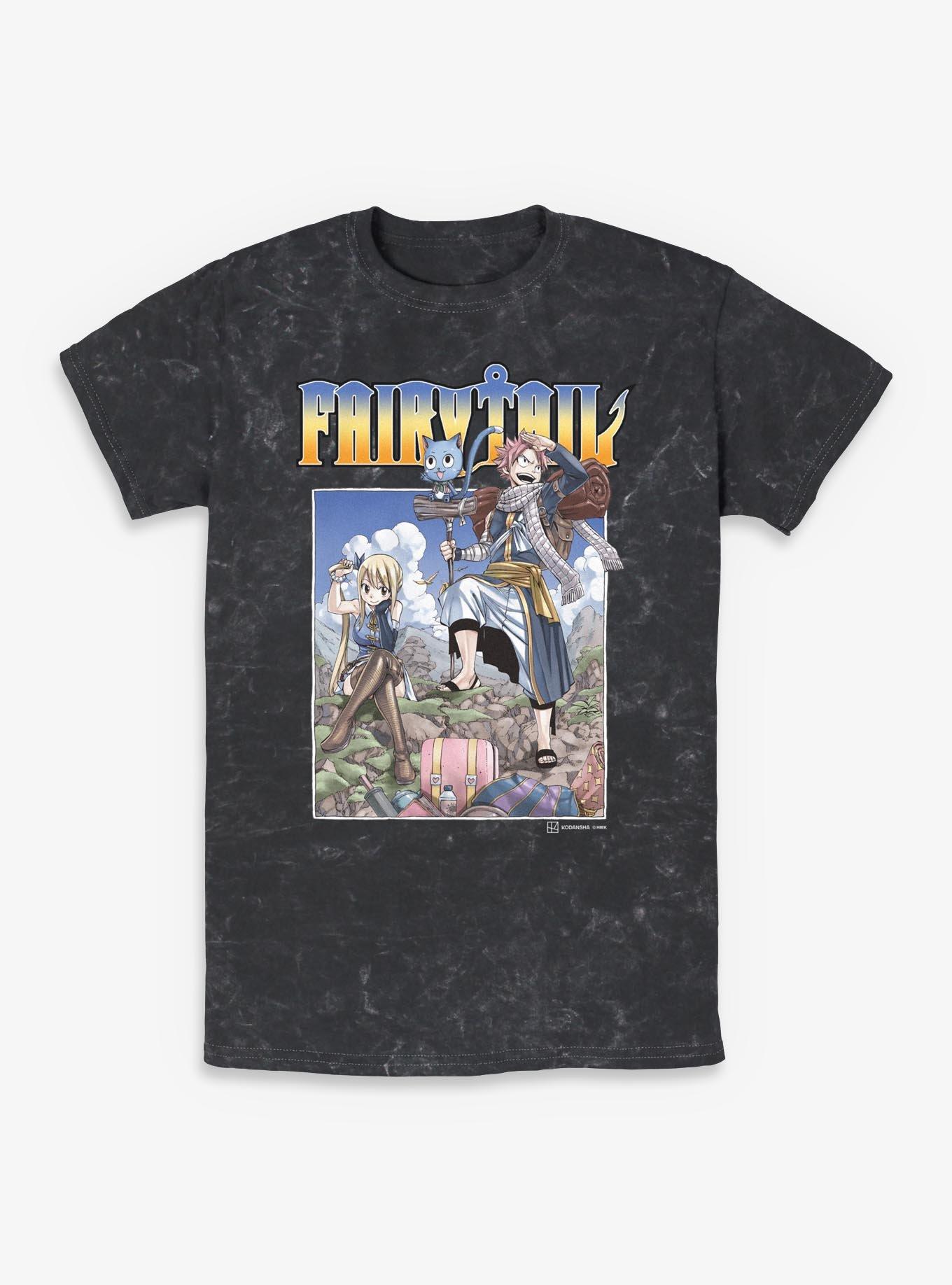 Fairy Tail On A Mission Mineral Wash T-Shirt, , hi-res