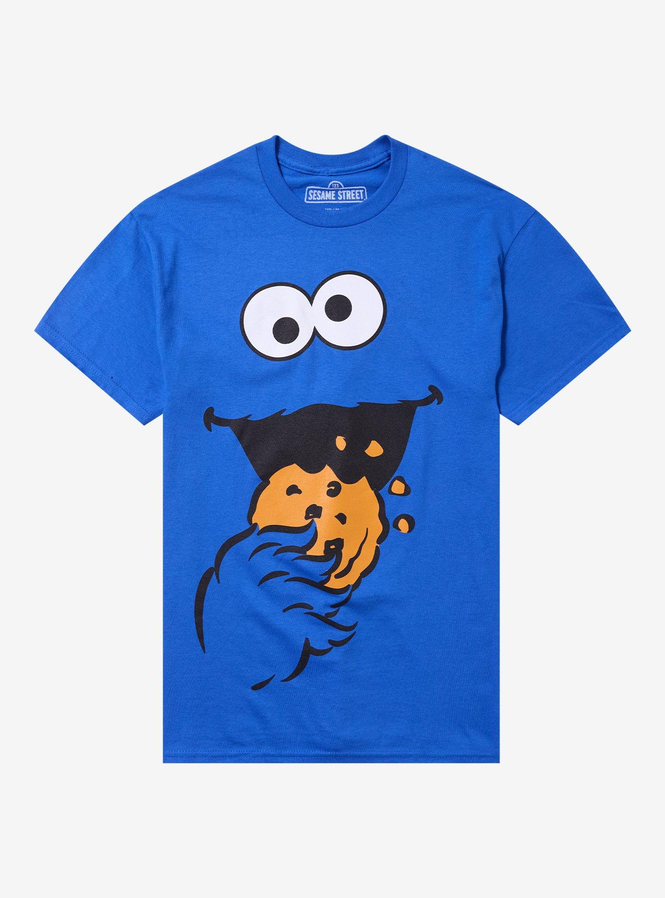 Sesame Street Cookie Monster Big Face T-Shirt, , hi-res