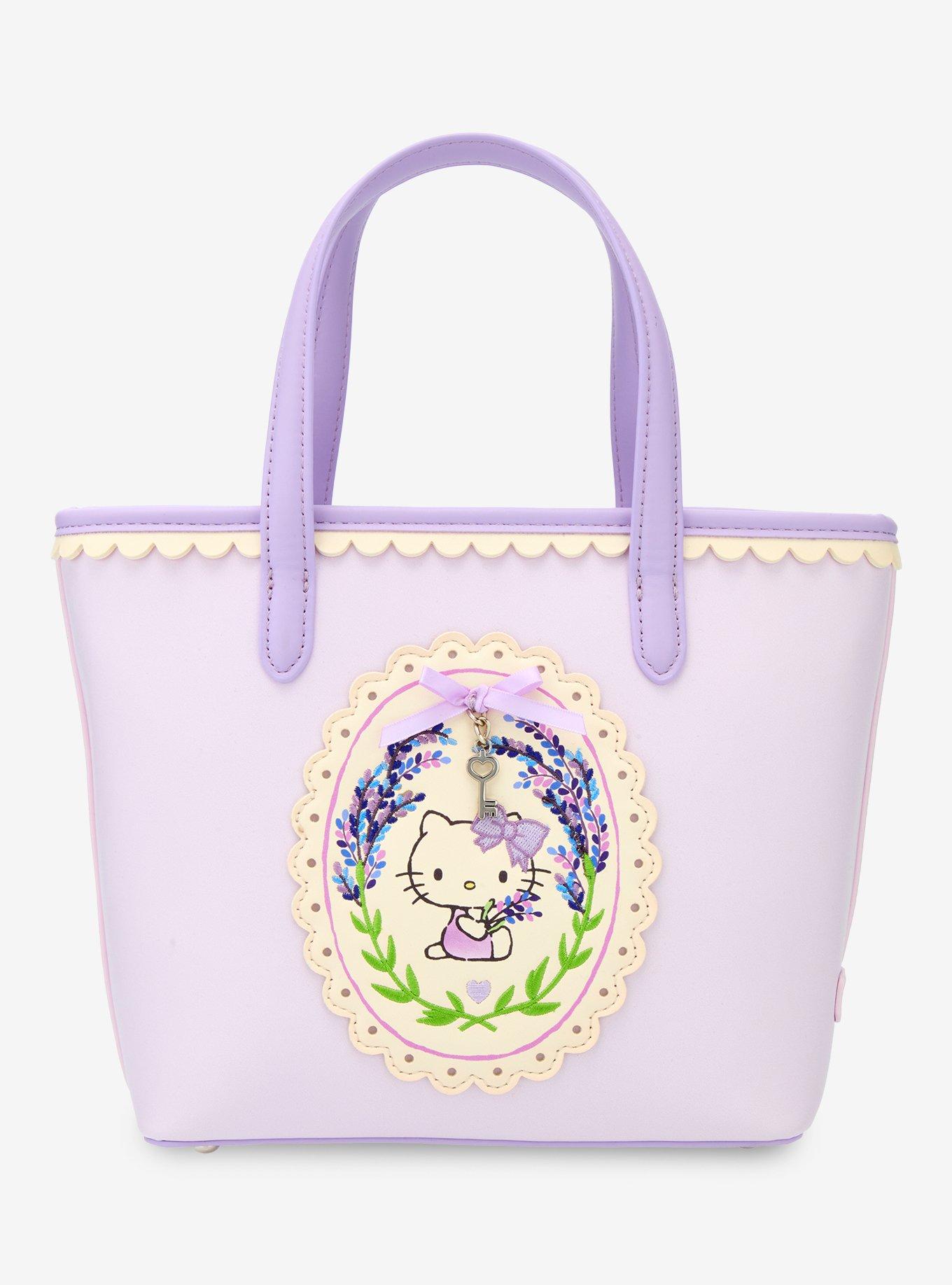Sanrio Hello Kitty Lavender Mini Crossbody Tote, , hi-res