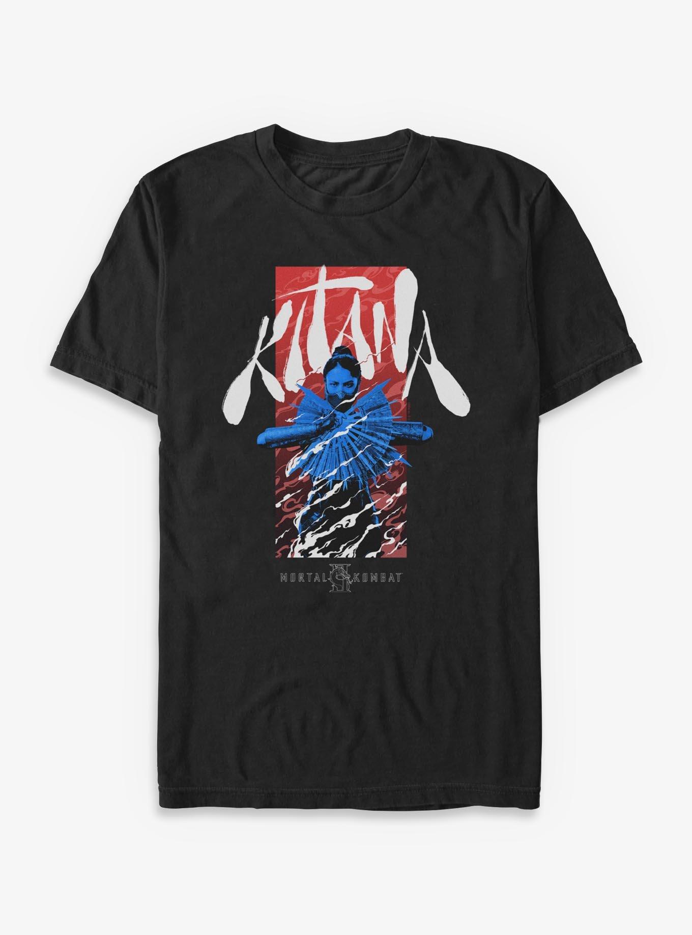 Mortal Kombat Kitana T-Shirt, BLACK, hi-res