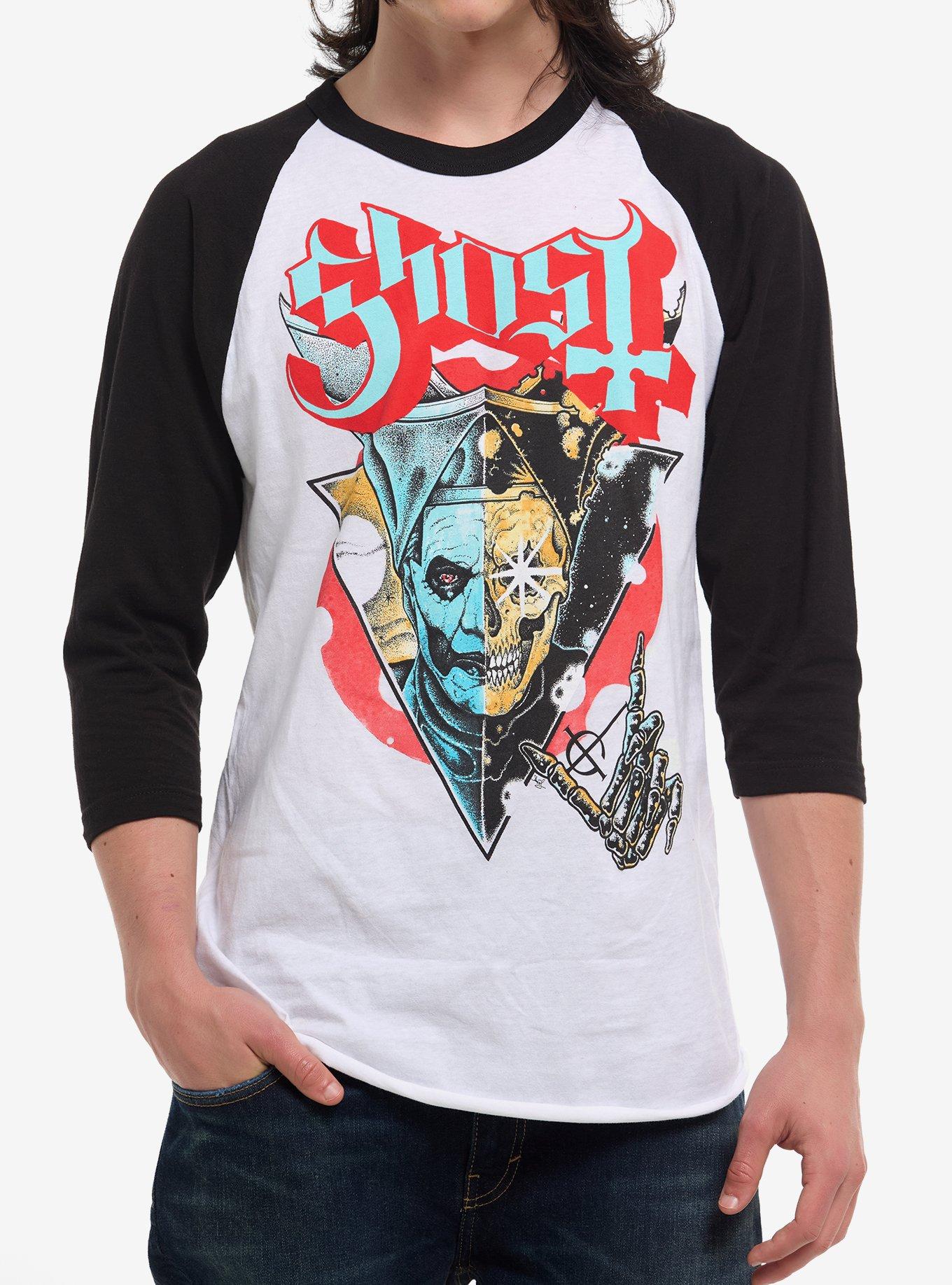 Ghost Two-Faced Papa Emeritus Raglan, , hi-res