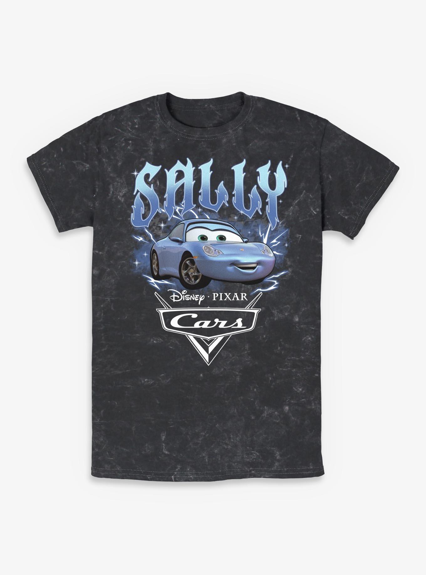 Disney Pixar Cars Sally Carrera Mineral Wash T-Shirt, BLACK, hi-res