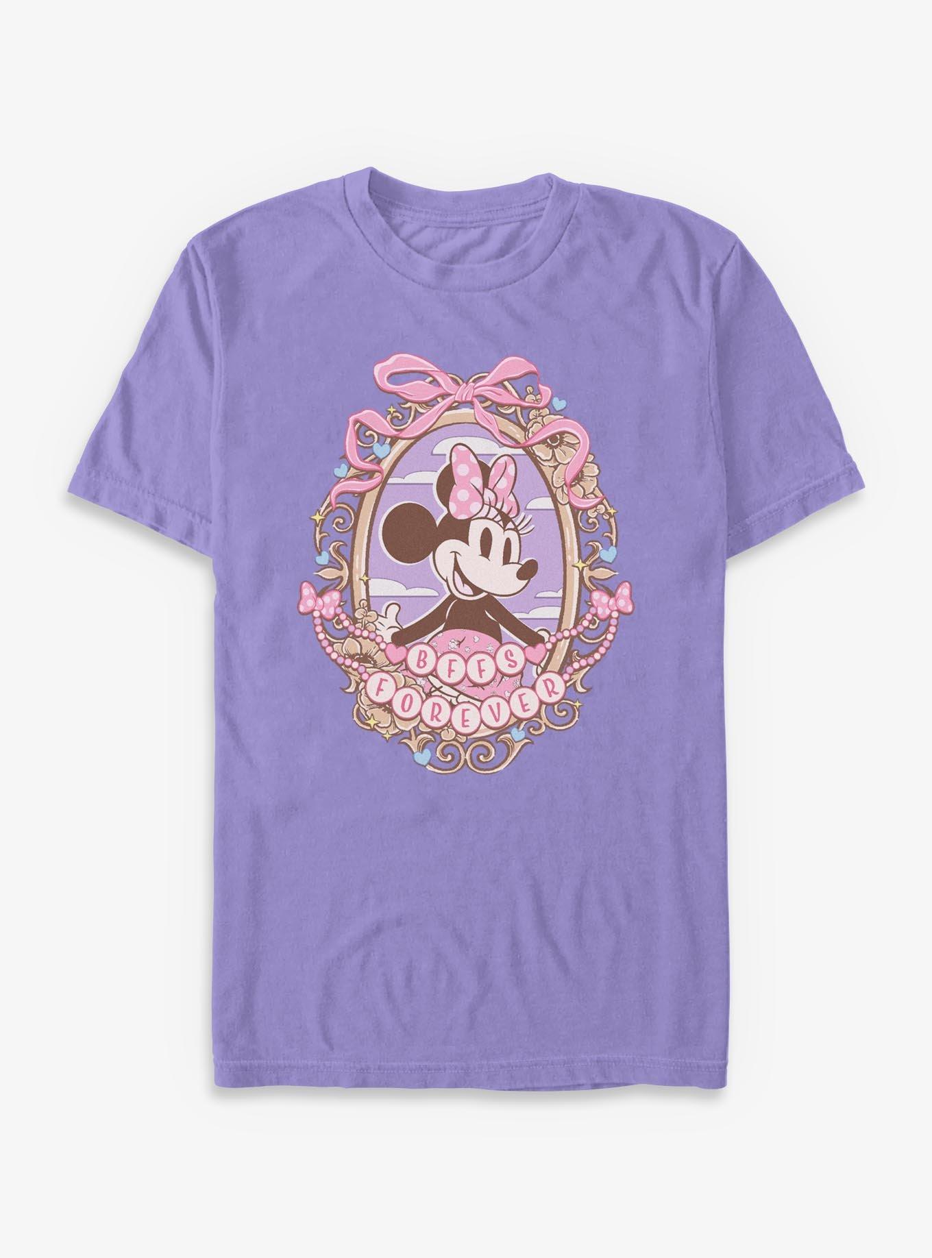 Disney Minnie Mouse Best Friends Forever Garment Dye T-Shirt, VIOLET, hi-res