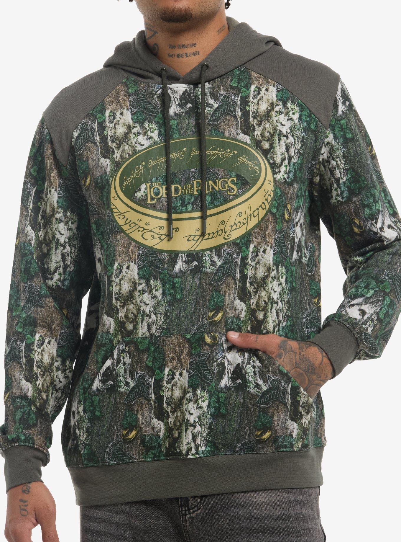 The Lord Of The Rings Camouflage Icons Hoodie