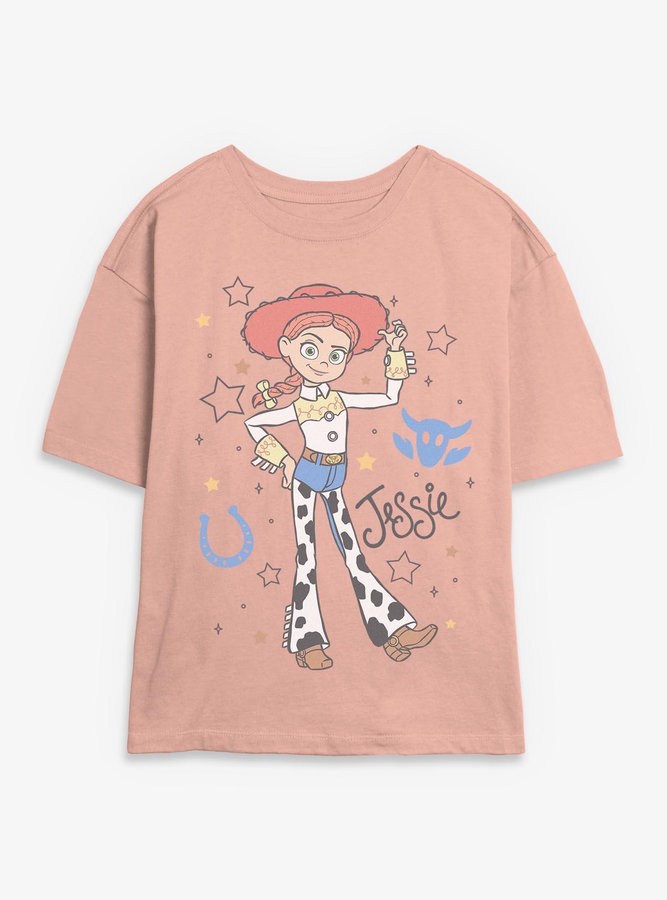 Disney Pixar Toy Story Cowgirl Jessie Womens Skimmer T-Shirt, PEACH, hi-res
