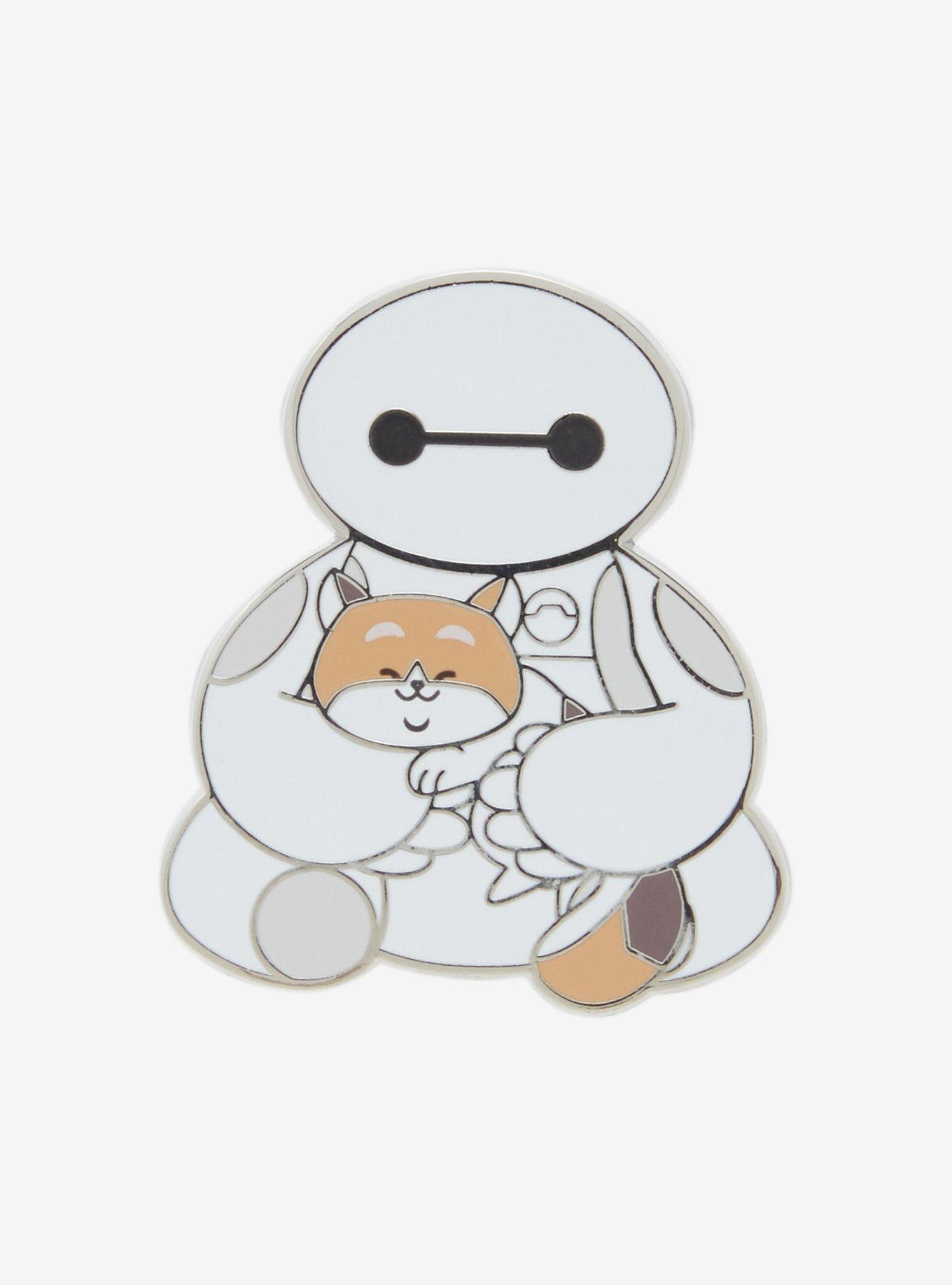 Disney Big Hero 6 Baymax & Mochi Enamel Pin Hot Topic Exclusive, , hi-res