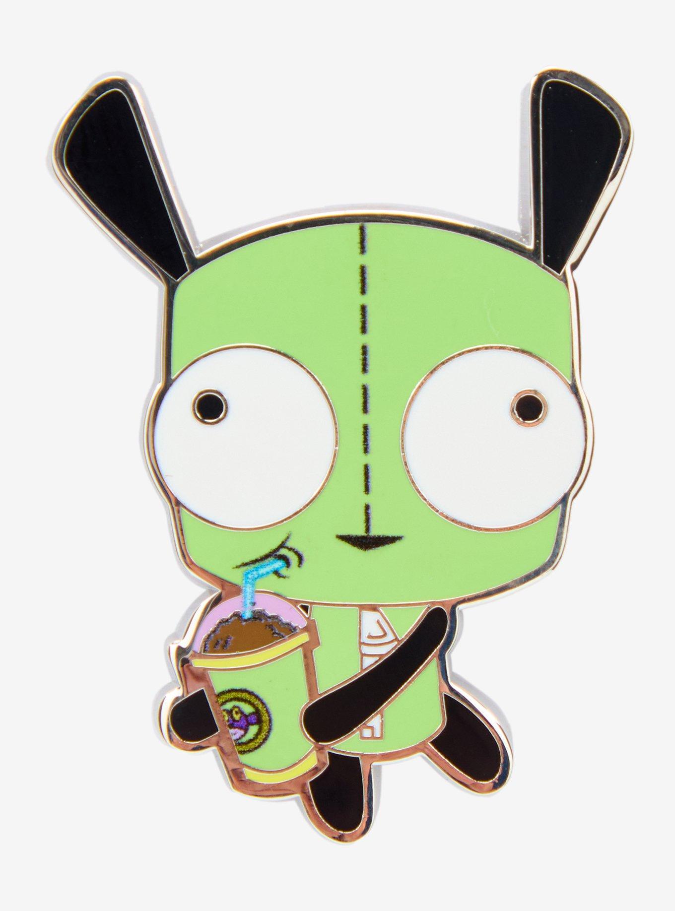Invader Zim GIR Slushie Enamel Pin, , hi-res