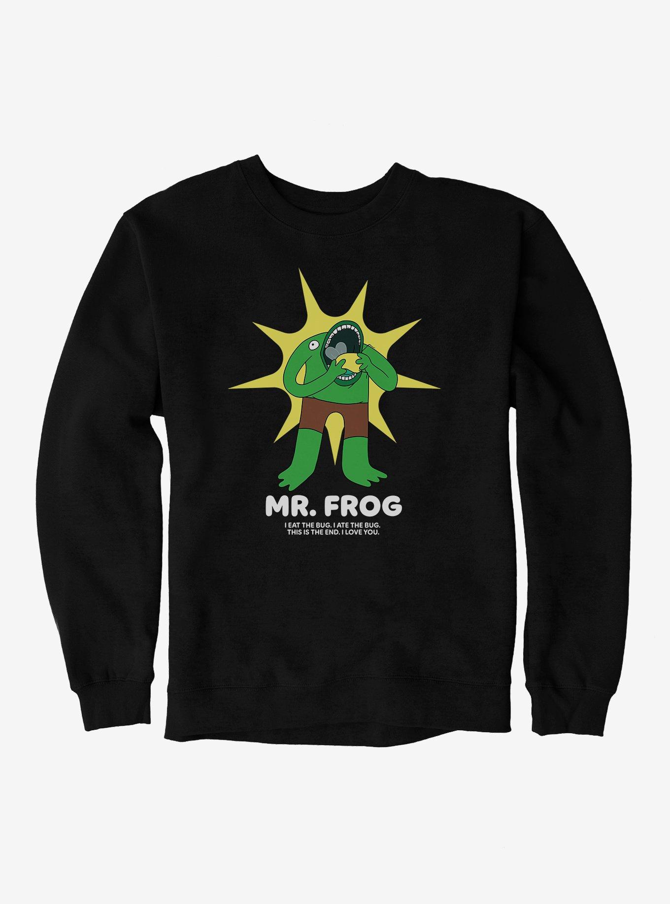 Smiling Friends Mr. Frog Sweatshirt, , hi-res