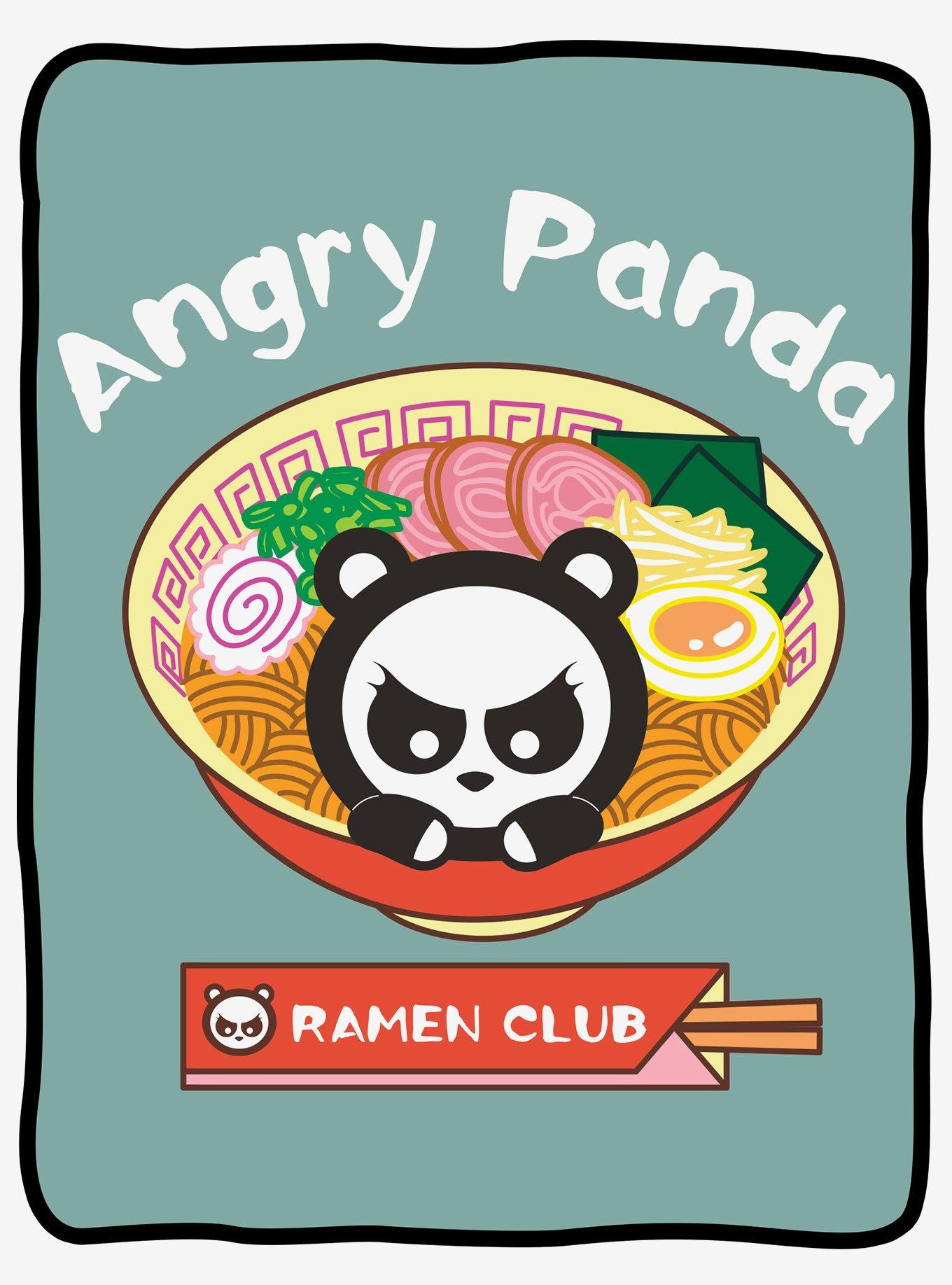 Angry Panda Fleece Blanket, , hi-res