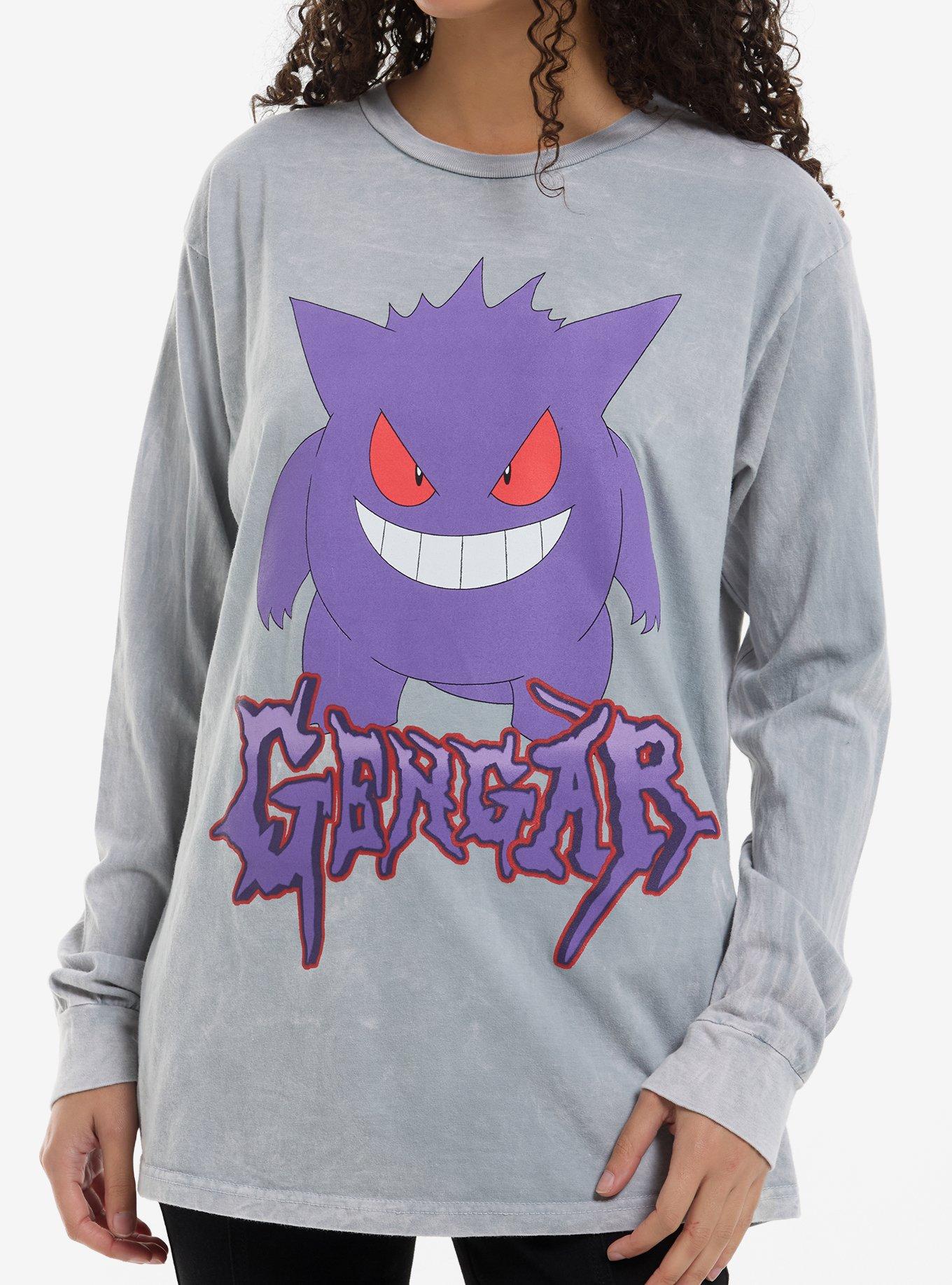 Pokémon Gengar Mineral Wash Long-Sleeve T-Shirt