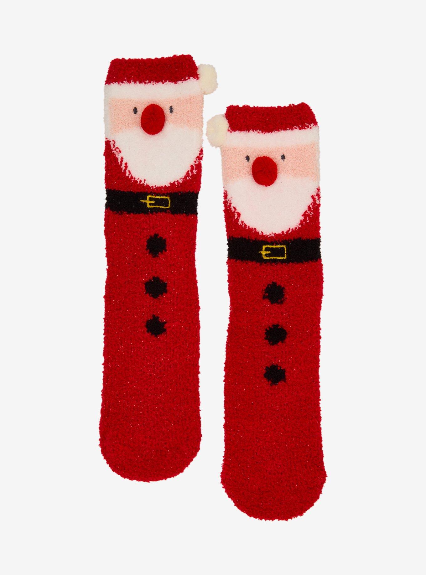 Santa Claus Cozy Slipper Socks, , hi-res