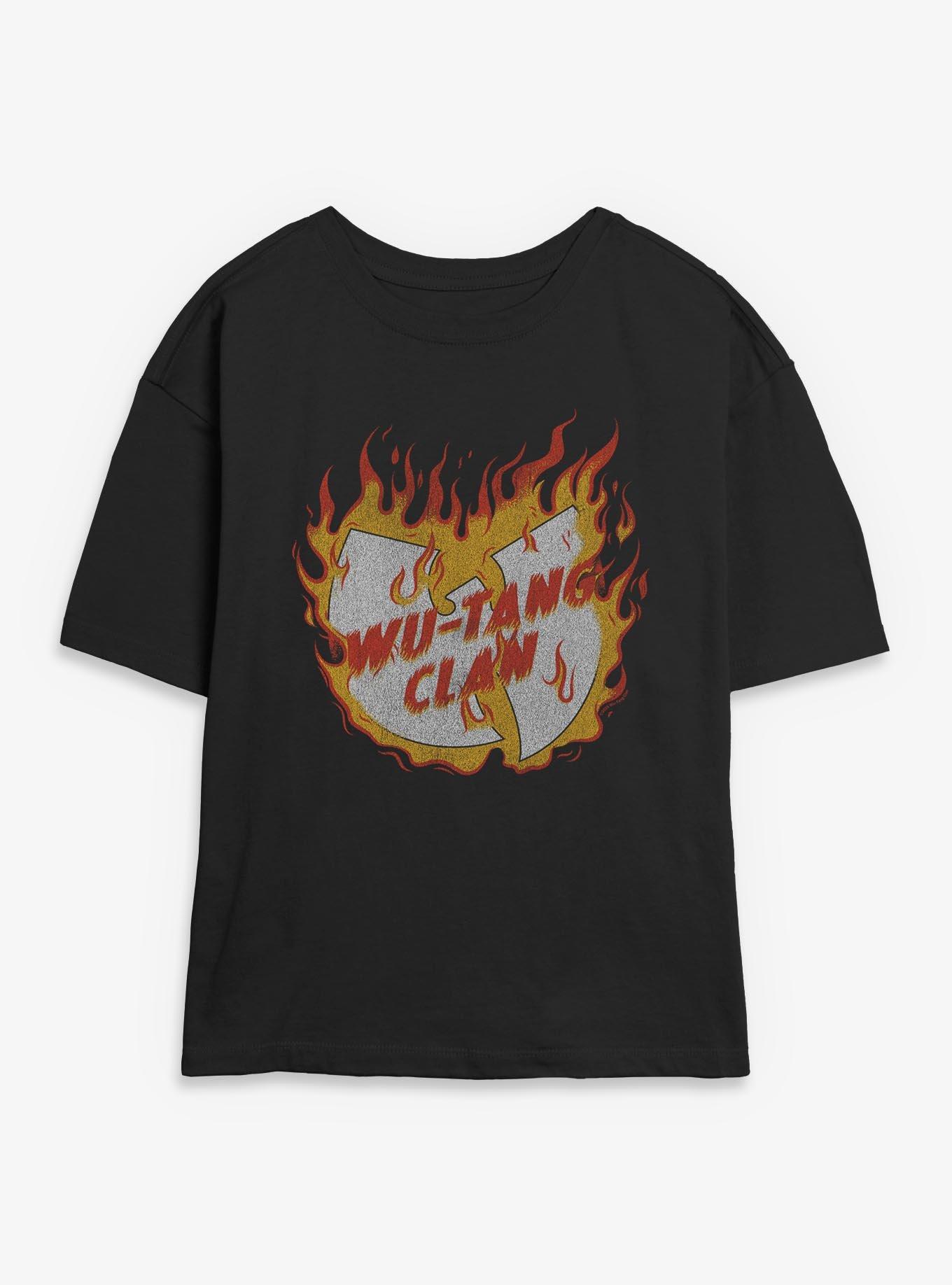 Wu-Tang Clan Fire Logo Girls Skimmer T-Shirt, , hi-res