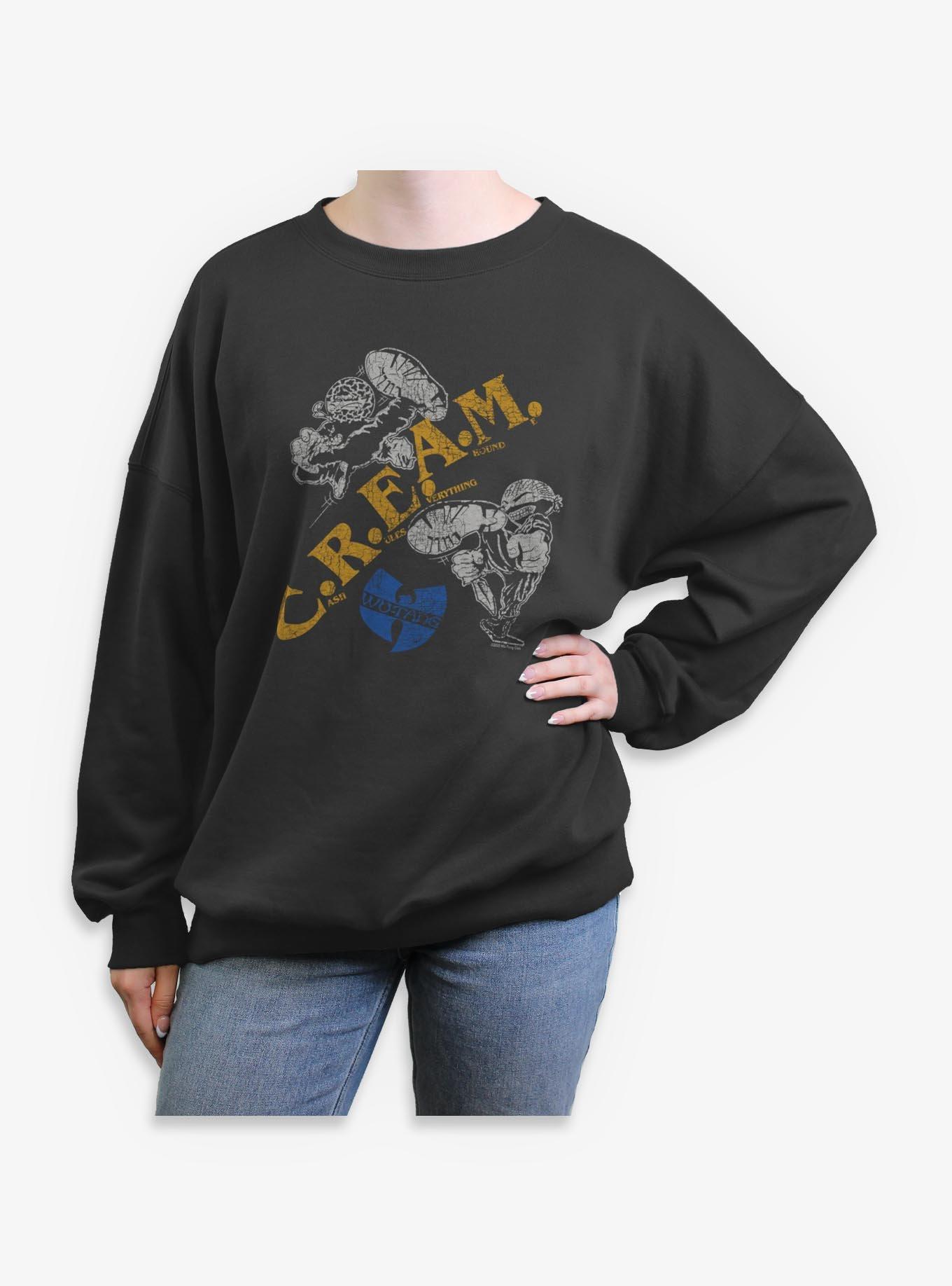 Wu-Tang Clan C.R.E.A.M. Girls Oversized Sweatshirt, , hi-res