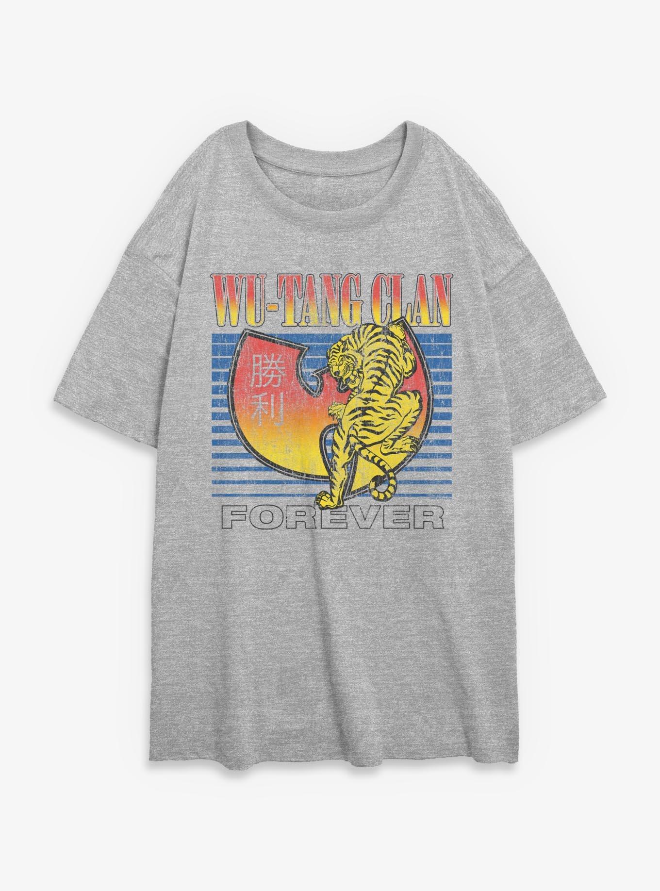 Wu-Tang Clan Forever Tiger Logo Girls Oversized T-Shirt, , hi-res