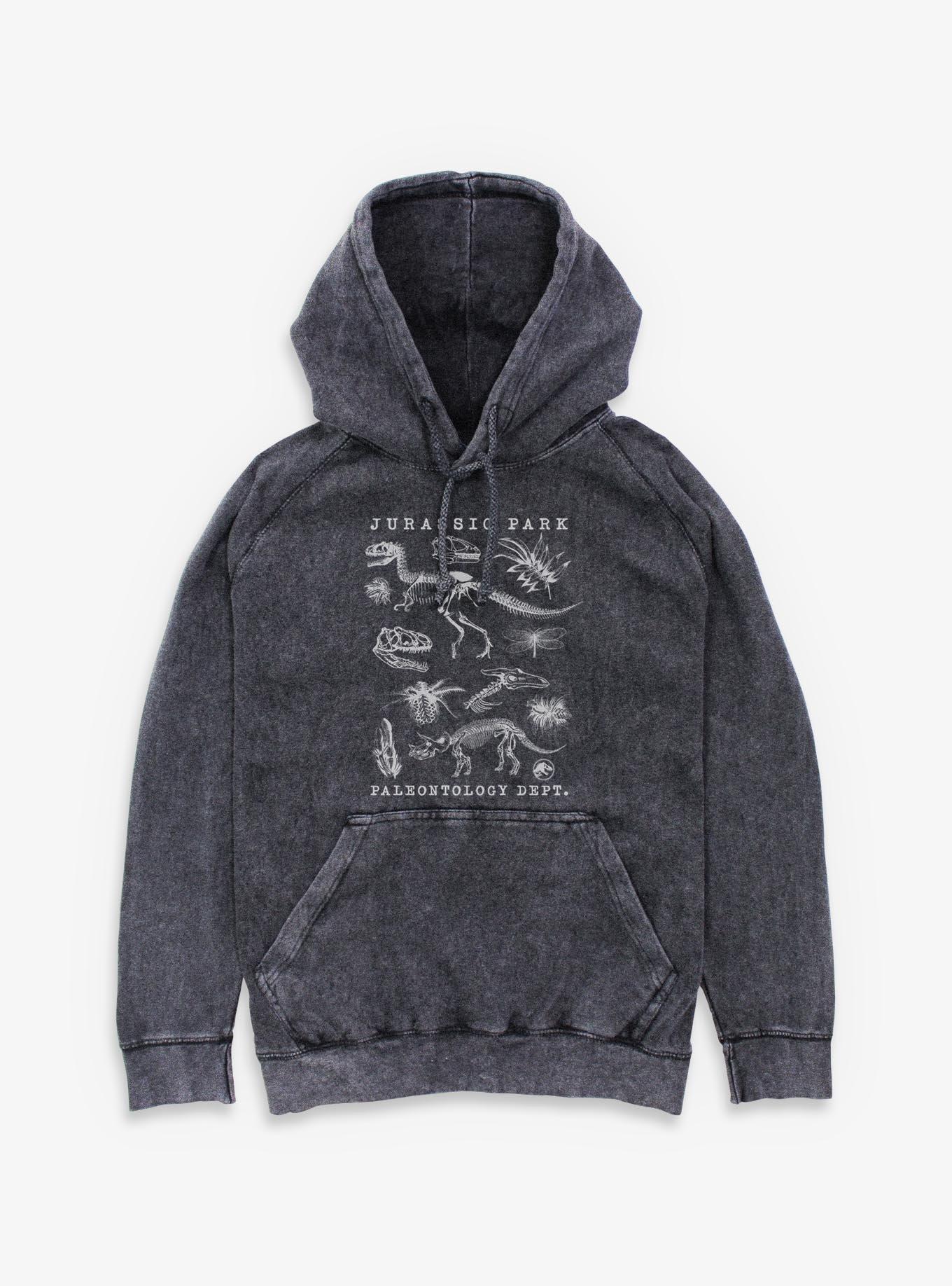 Jurassic Park Flora & Fauna Mineral Wash Hoodie, , hi-res