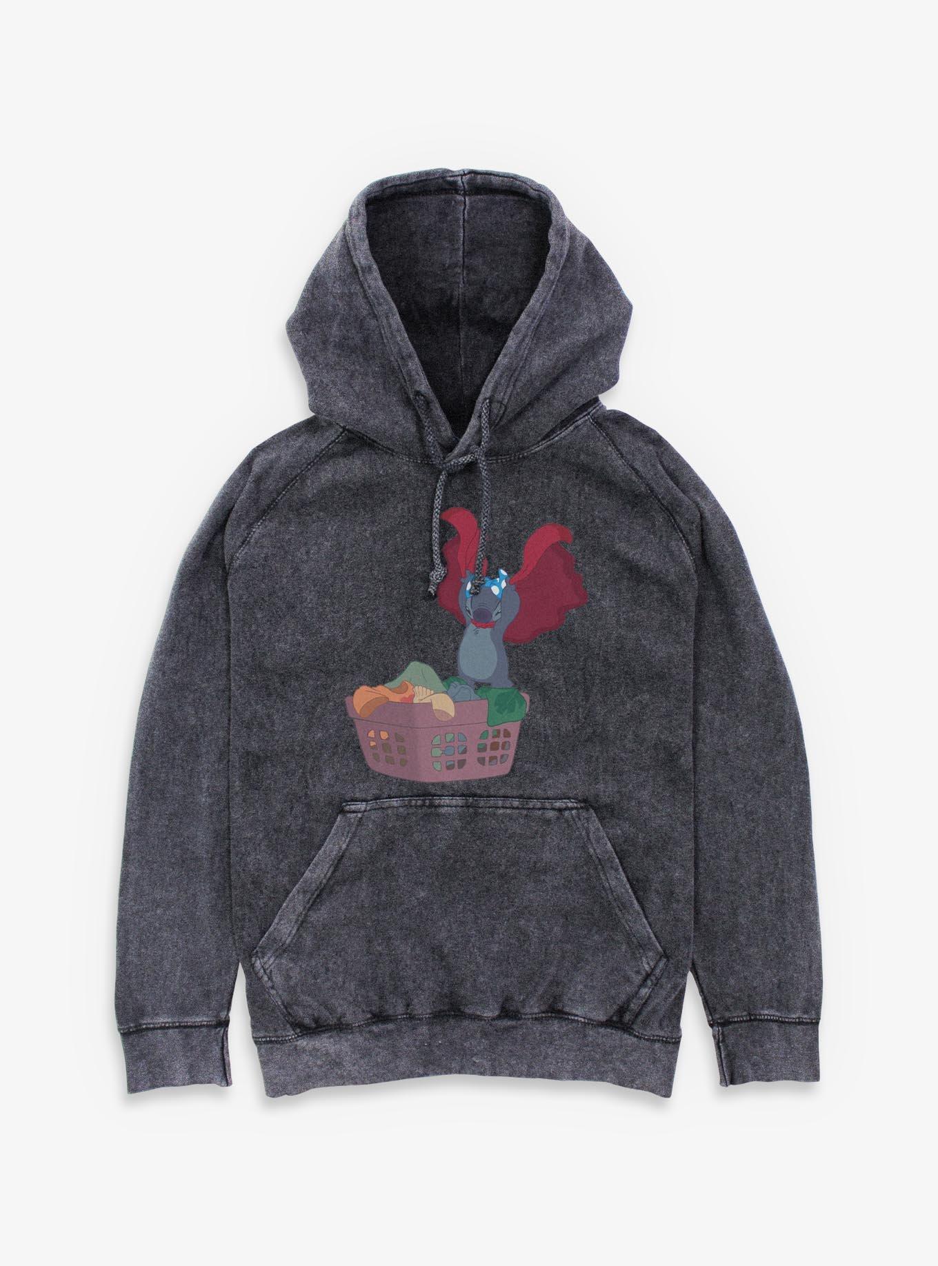 Disney Lilo & Stitch Laundry Monster Mineral Wash Hoodie, , hi-res