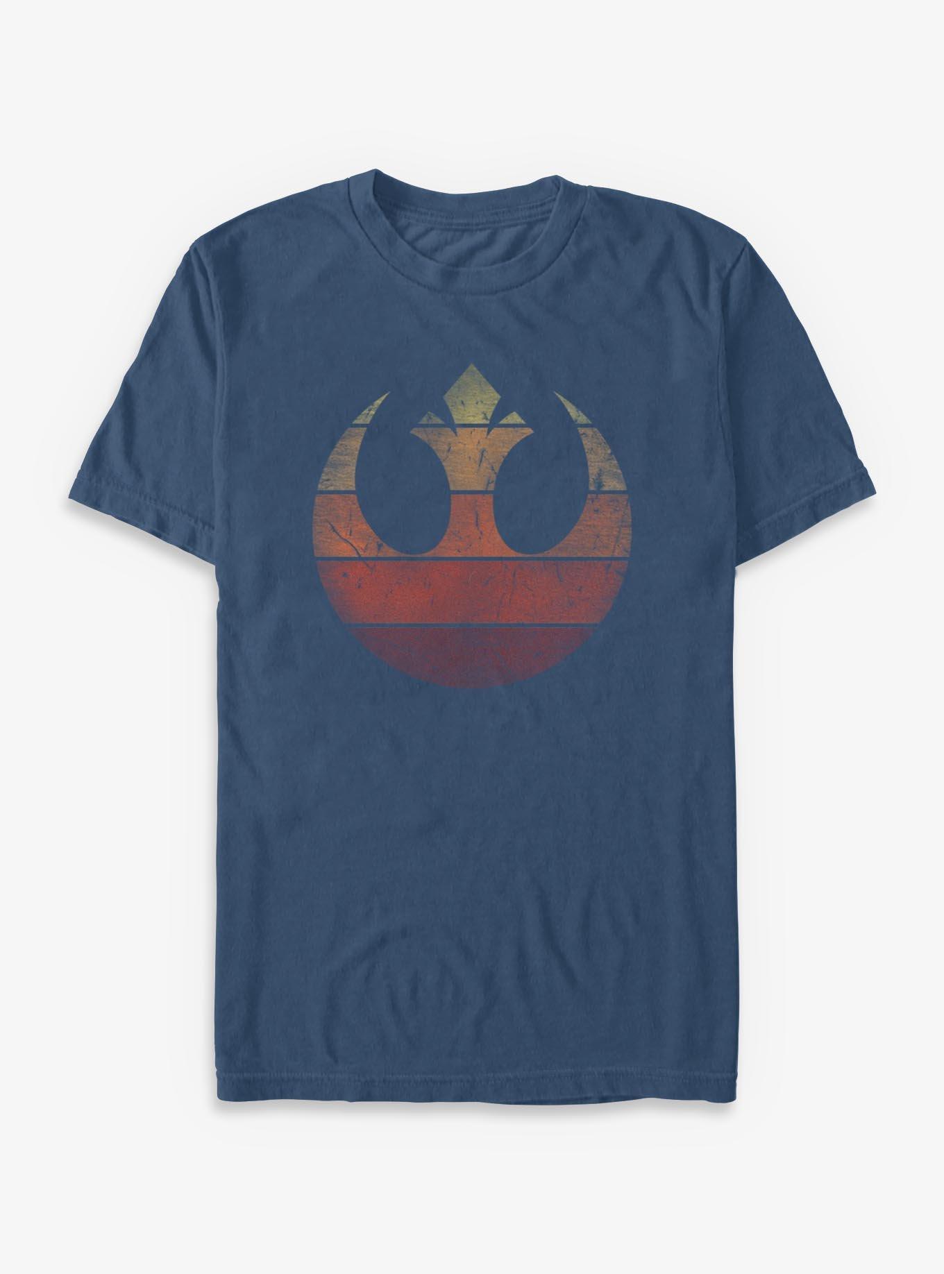 Star Wars Rebel Retro Gradient Garment Dye T-Shirt, , hi-res