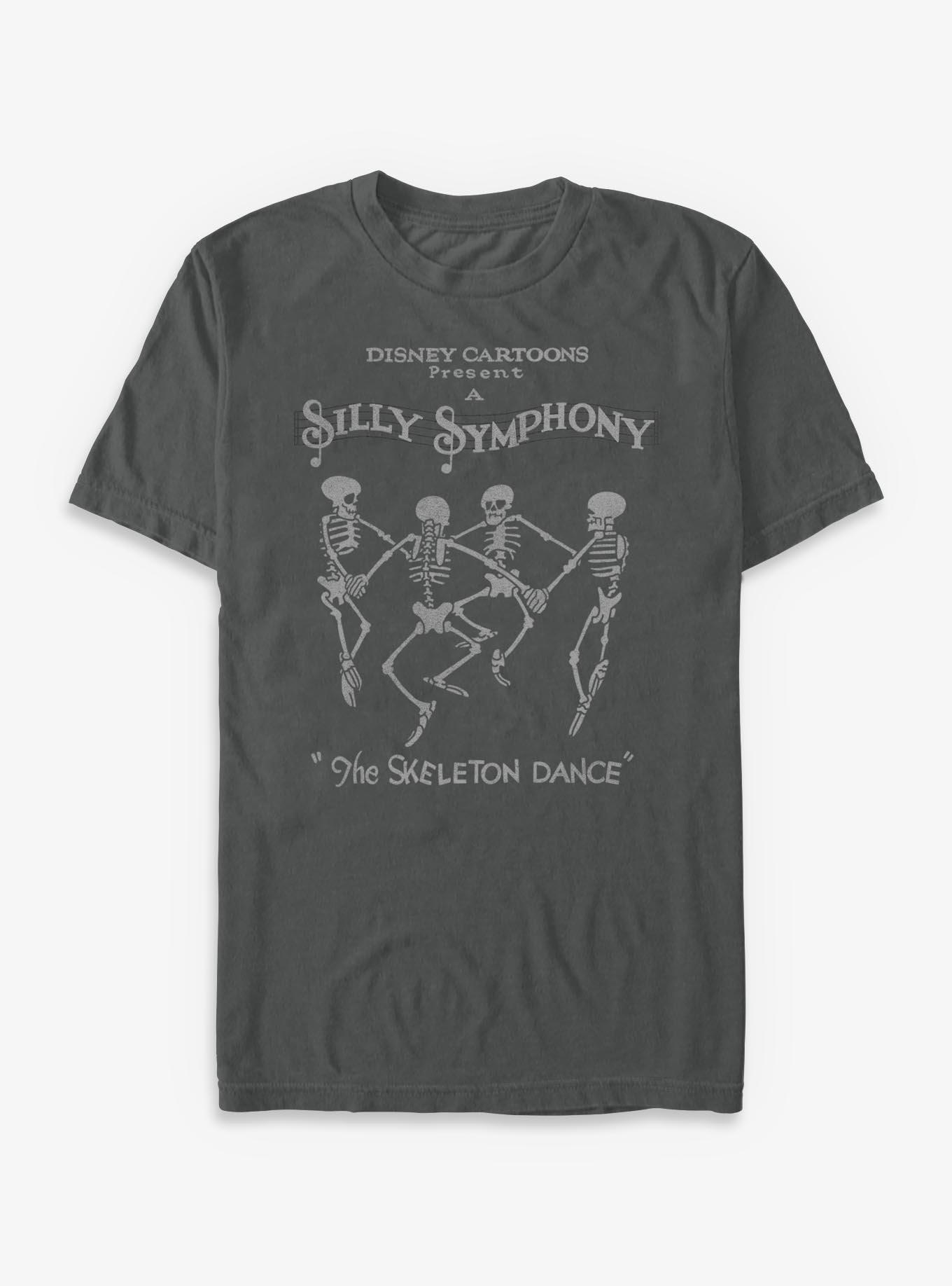 Disney Silly Symphony Skeleton Dance Garment Dye T-Shirt, , hi-res