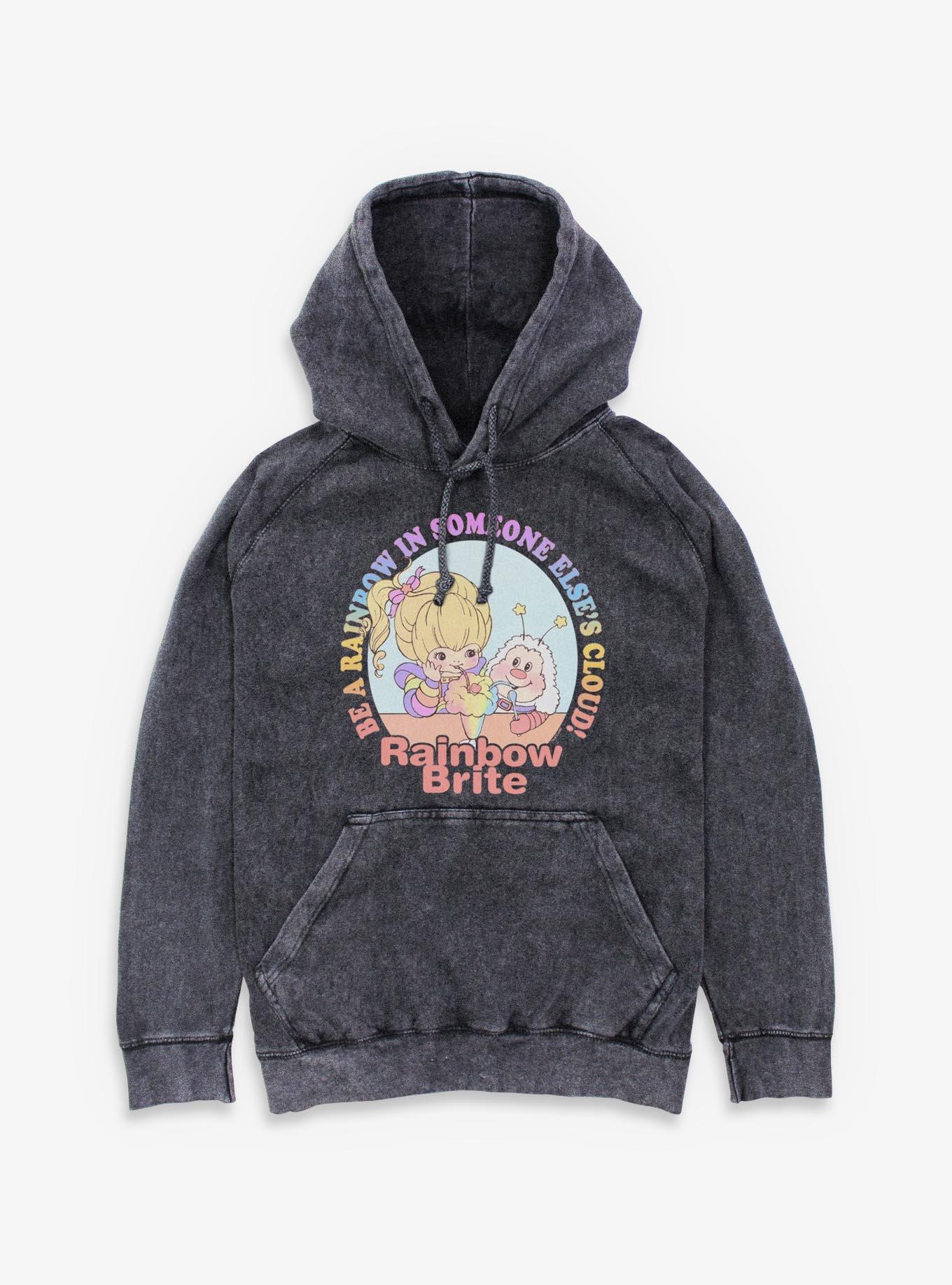 Rainbow Brite Be A Rainbow Mineral Wash Hoodie, , hi-res