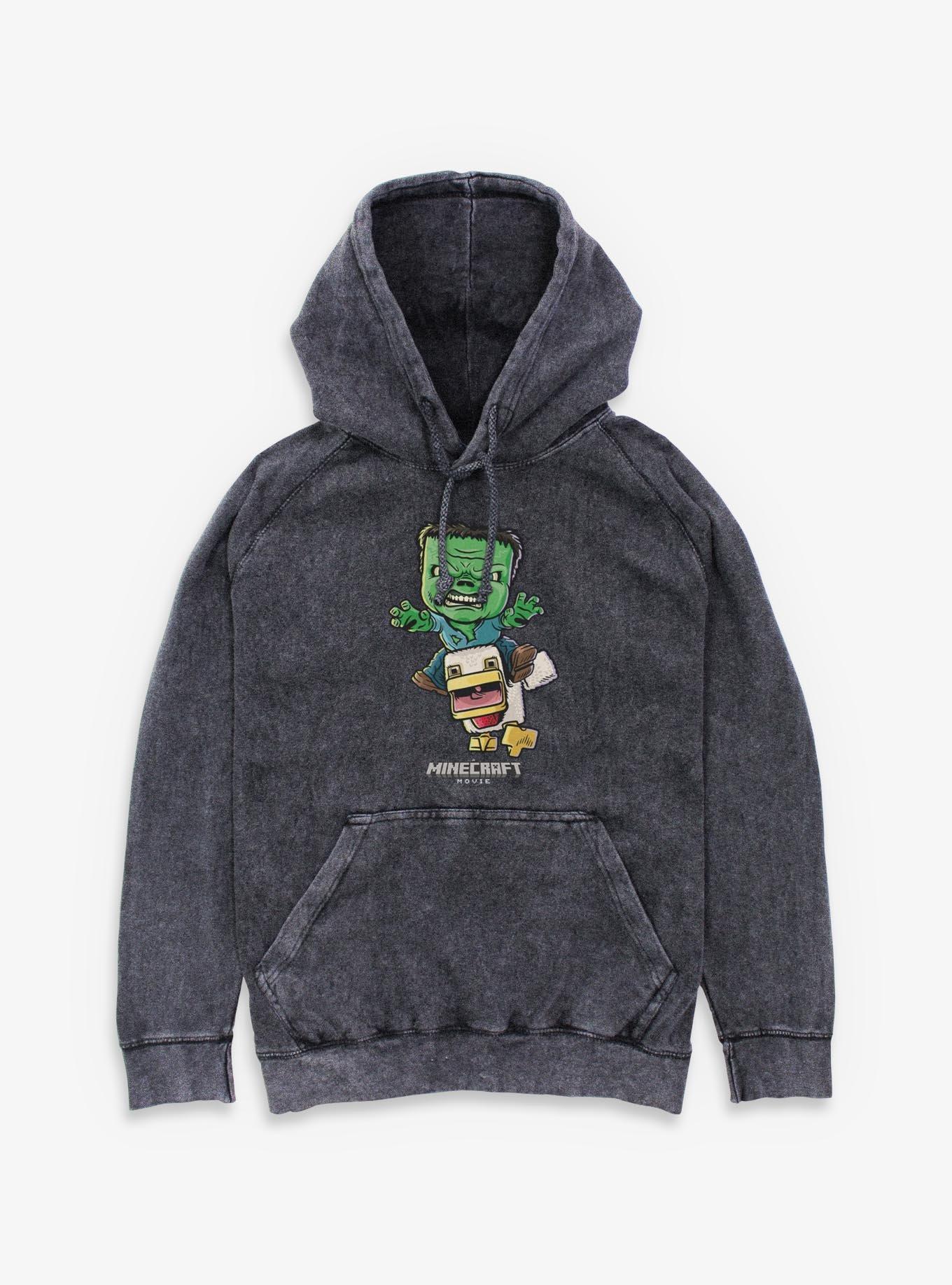 A Minecraft Movie Chicken Jockey Mineral Wash Hoodie, , hi-res