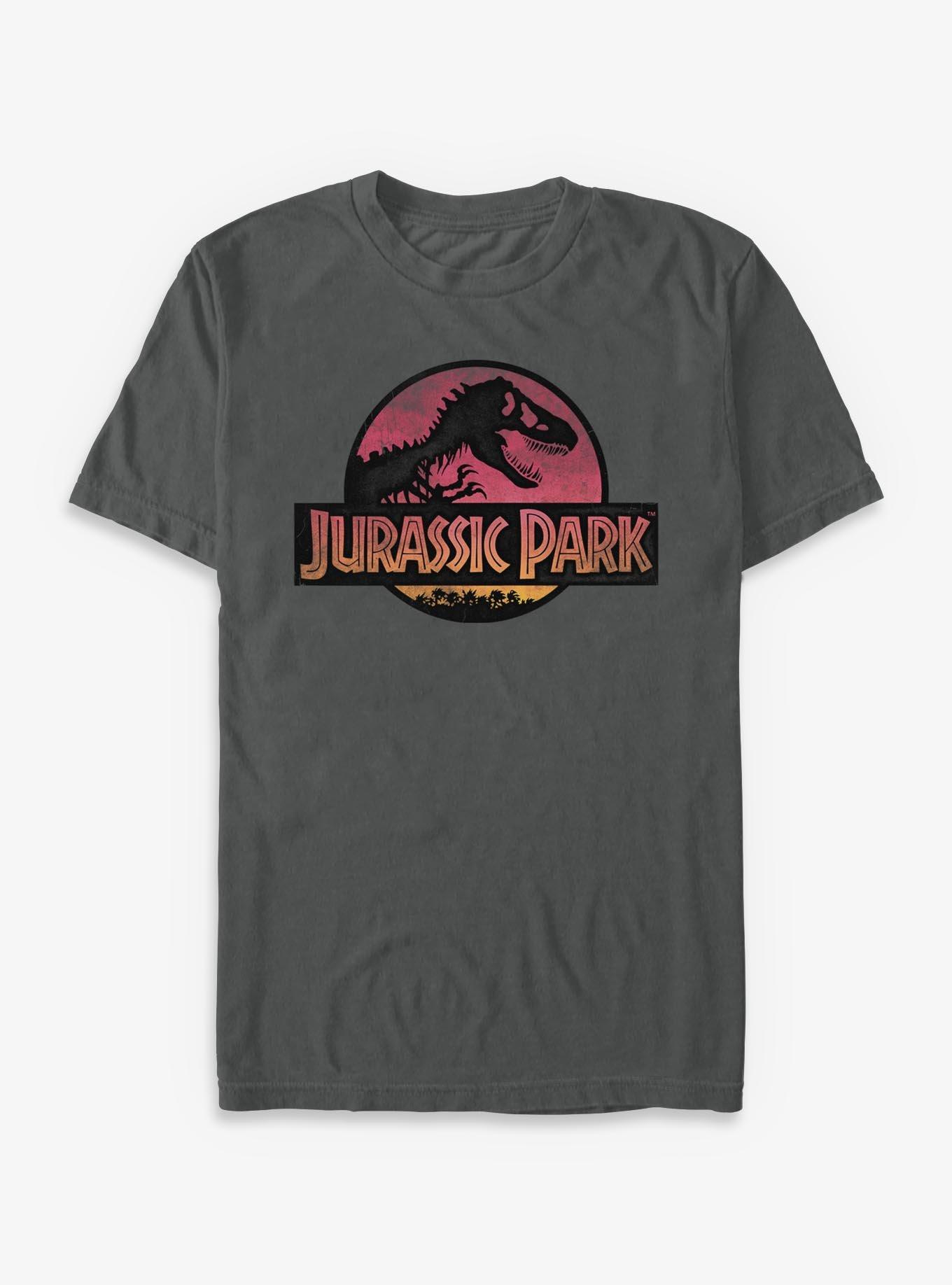 Jurassic Park Logo Garment Dye T-Shirt, , hi-res