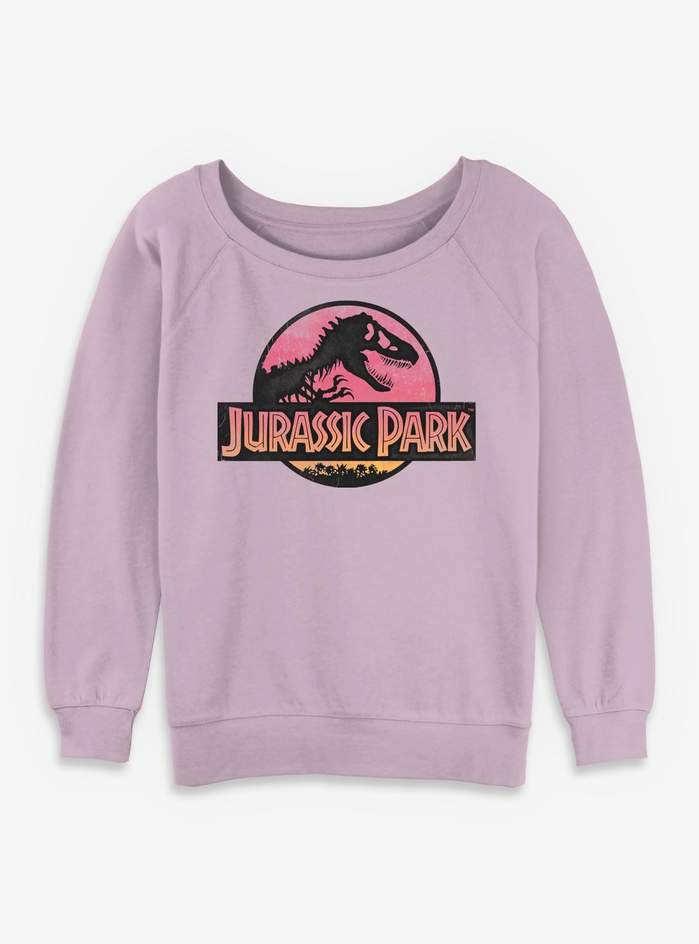 Jurassic Park Logo Womens Slouchy Sweatshirt, , hi-res