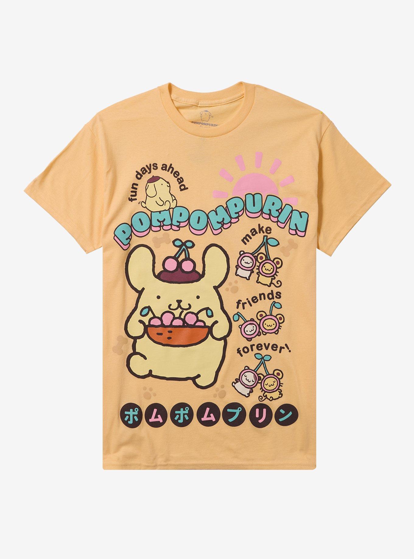 Pompompurin Cherry Friends T-Shirt, , hi-res