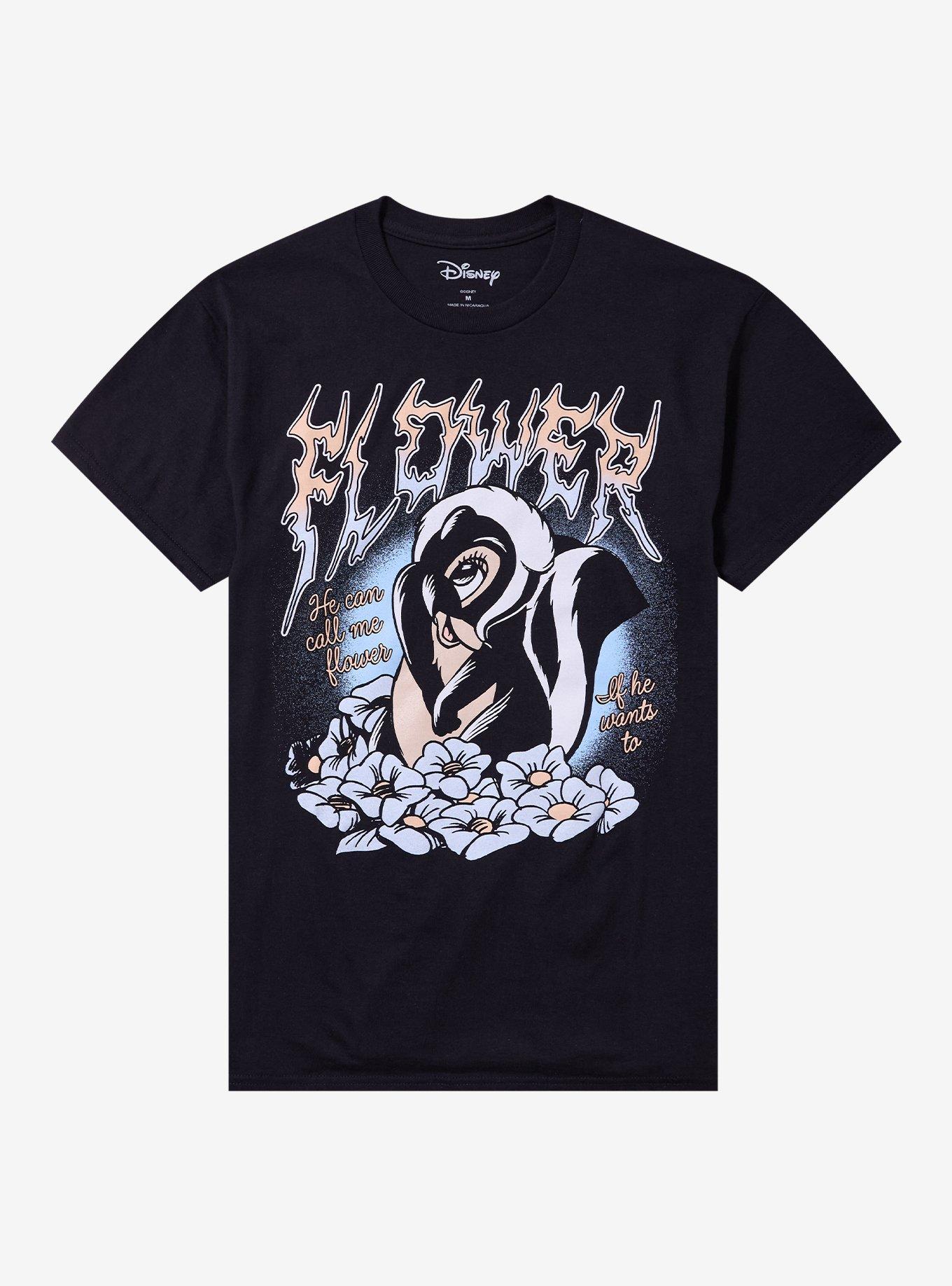 Disney Bambi Flower Metal T-Shirt, , hi-res