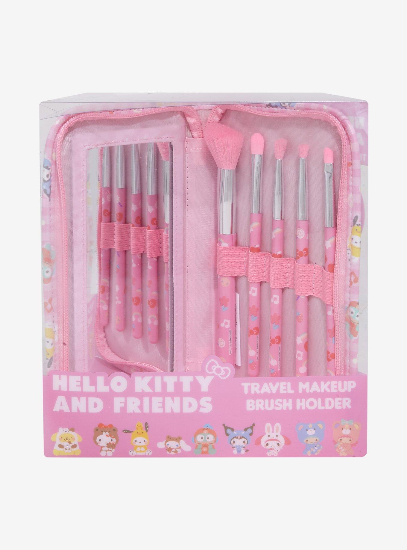 Hello Kitty And Friends Sidekicks Makeup Brush Travel Set