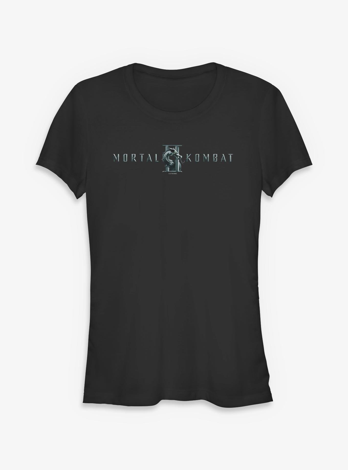 Mortal Kombat Logo Girls T-Shirt, , hi-res